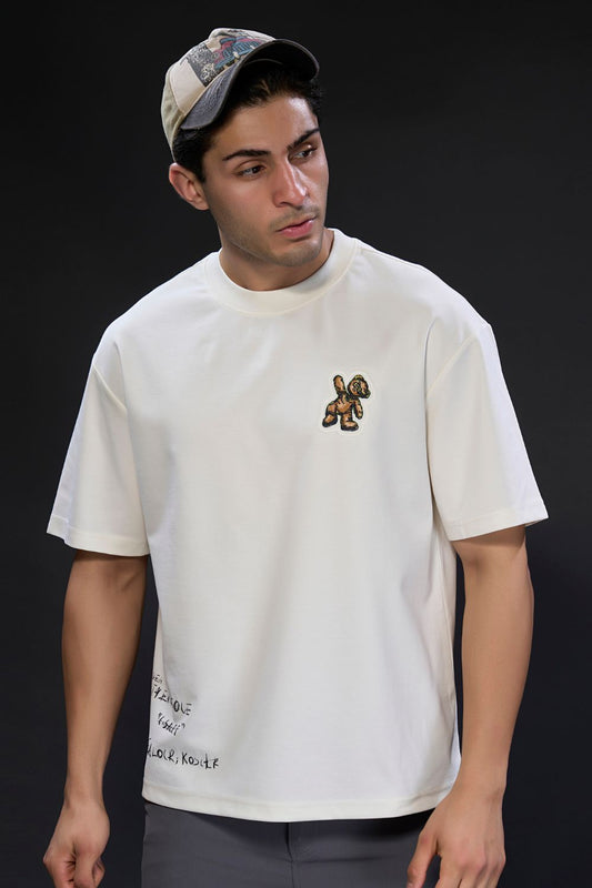 Off White FANAT Print - Oversize T-shirt