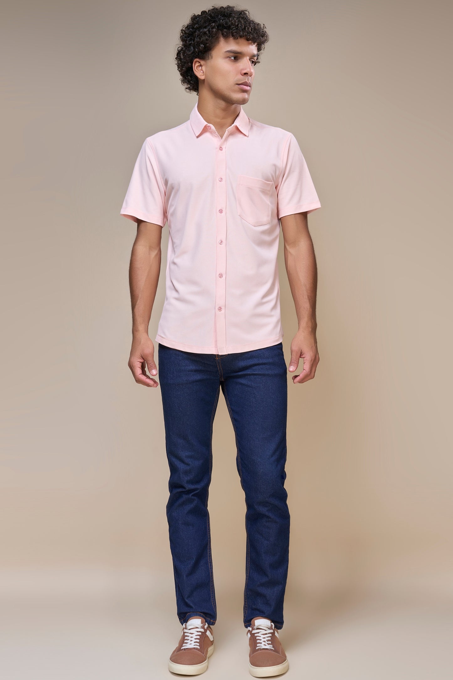 L.T.Pink - Smart Tech Pocket Shirt Maxzone Clothing