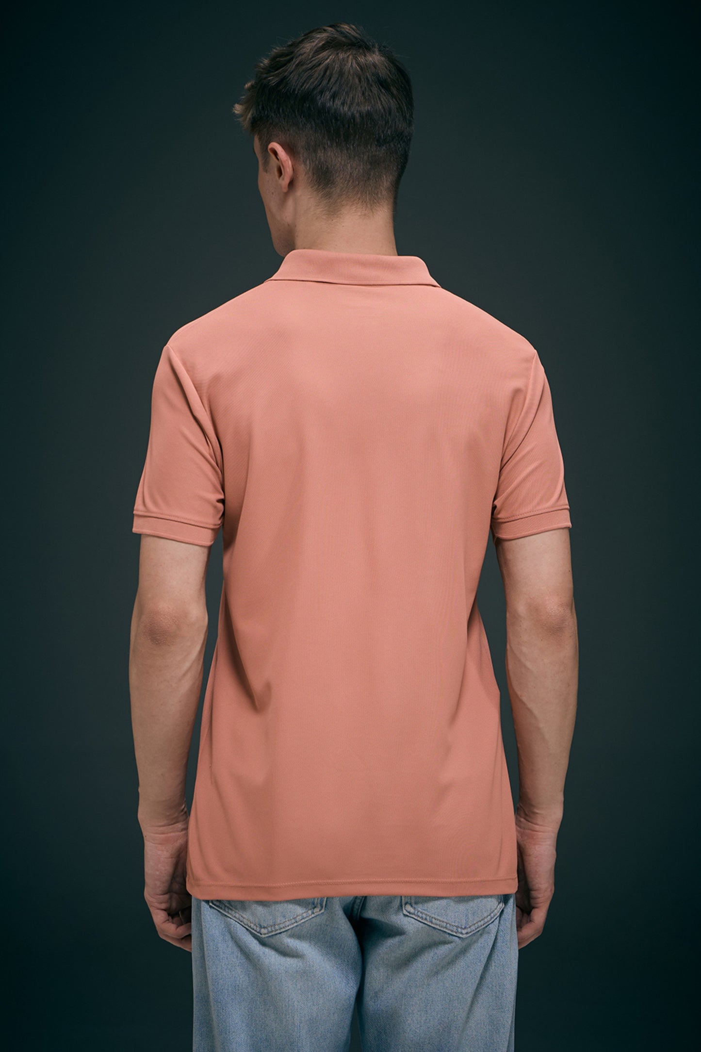 Light Pink Smart Tech Pocket + Polo T-shirts Maxzone Clothing