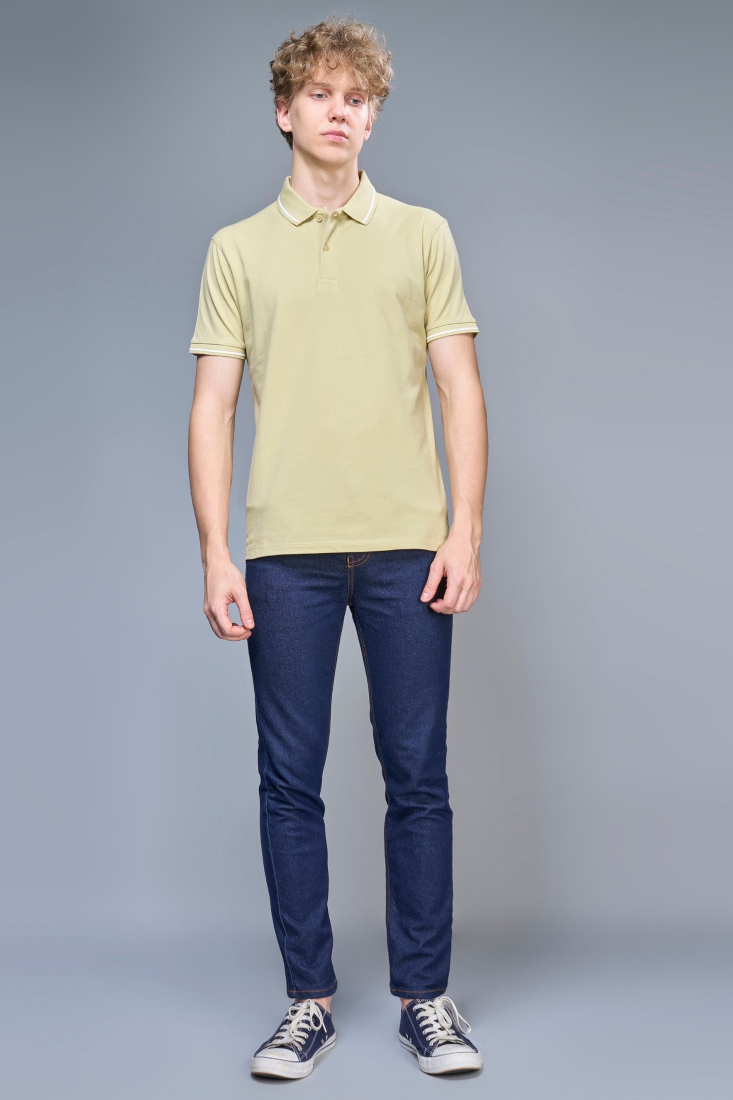 Identity Polo 2.0 - Sage Green Maxzone Clothing