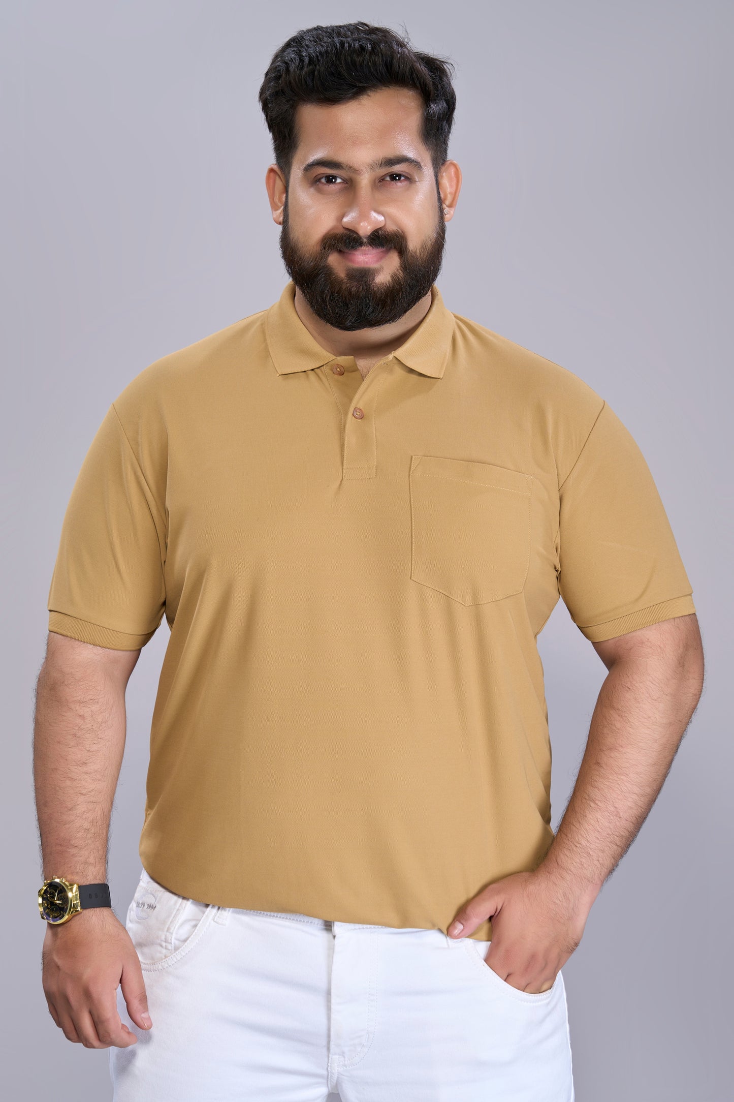 Spicewood - Smart Tech Pocket Polo Plus Size