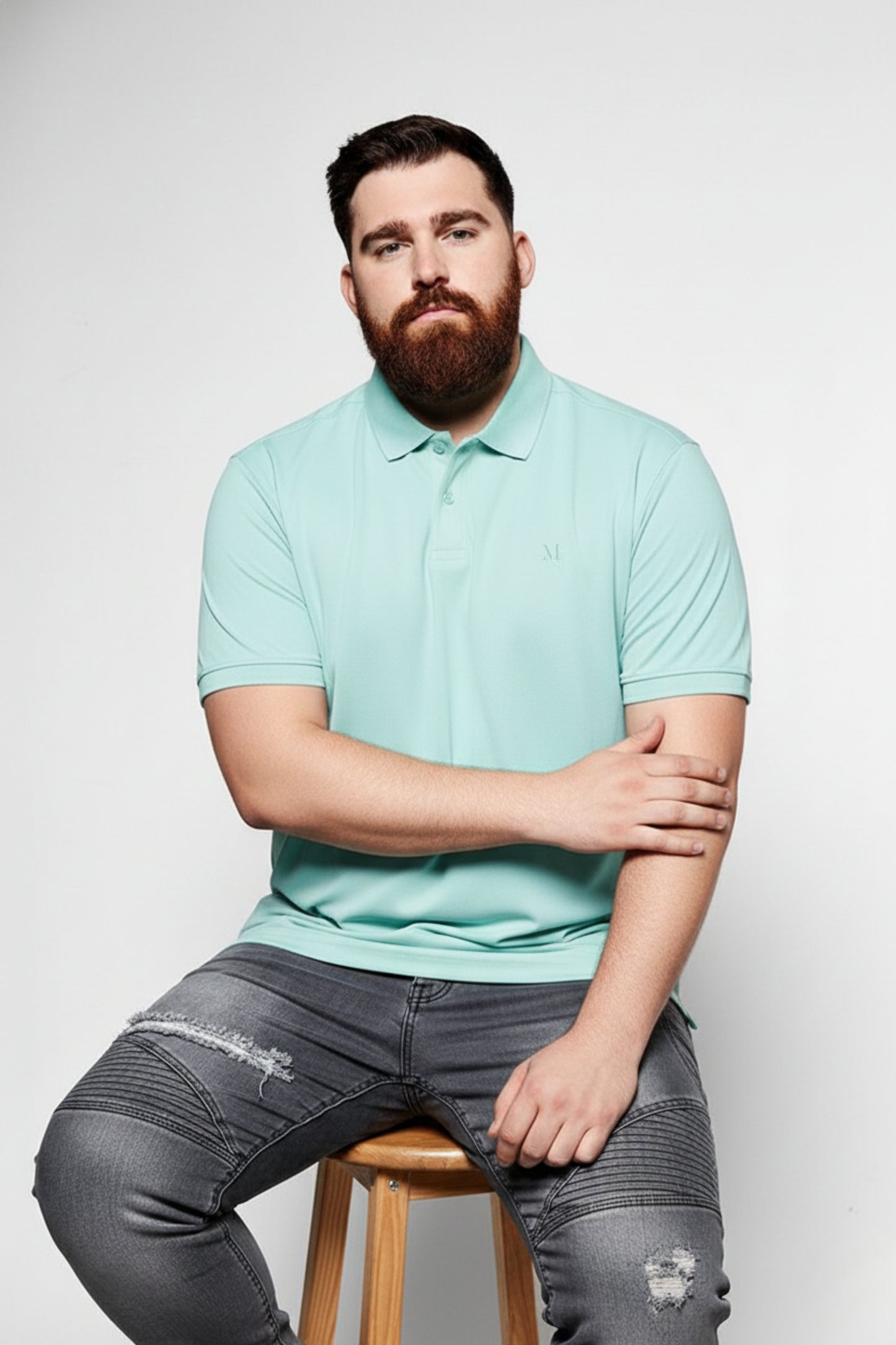 Seashell - Zyric Polo Plus Size