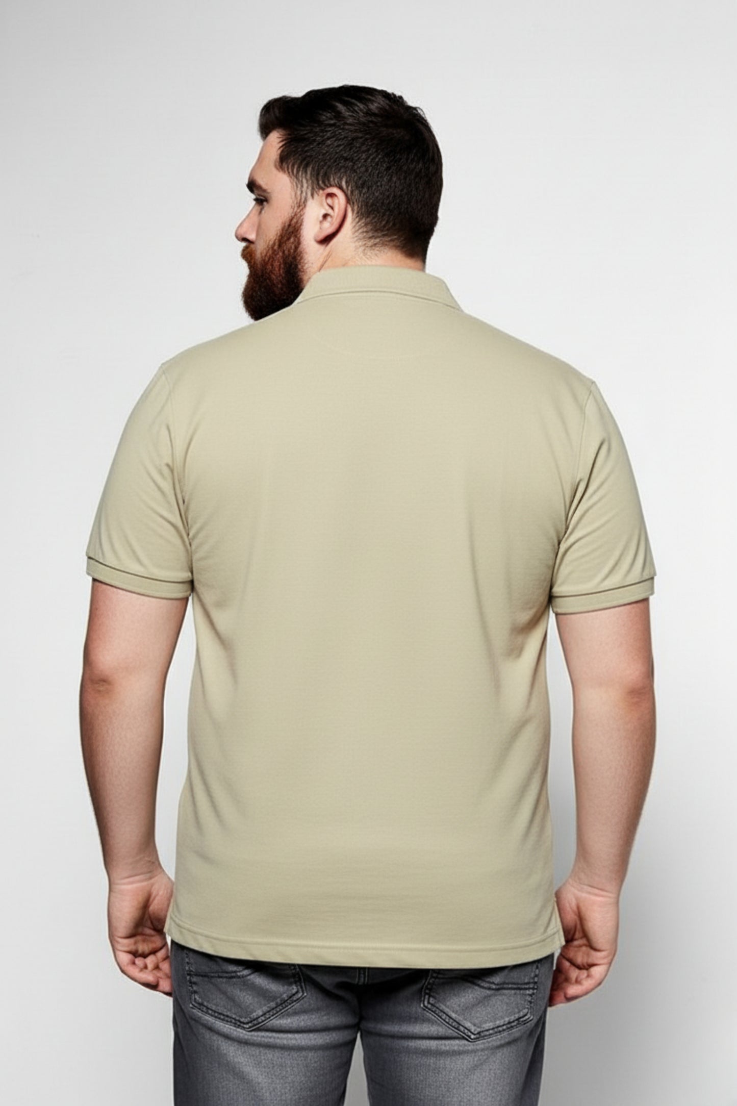 Sage Green - Zyric Polo Plus Size
