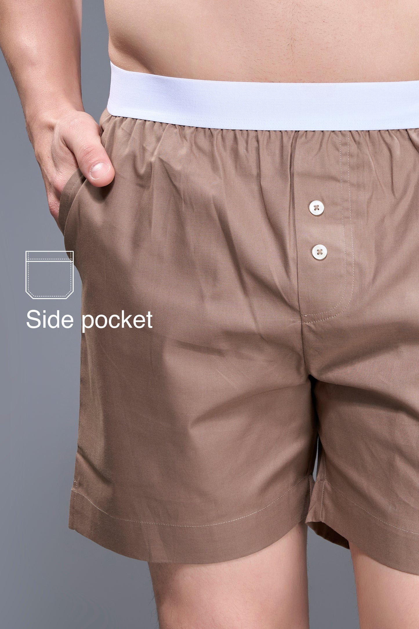 Teak - Bare Comfort Boxer Maxzone Clothing