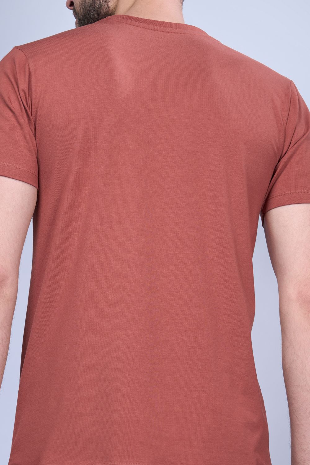 Iconic: Red colored Label Free Cotton Short Boxers for Men with side pocket, front.
