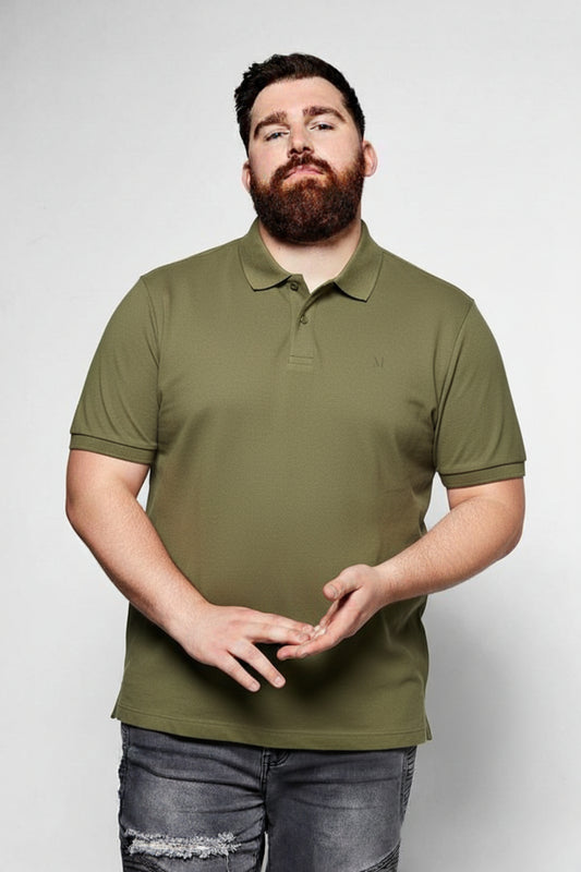 Forest - Zyric Polo Plus Size