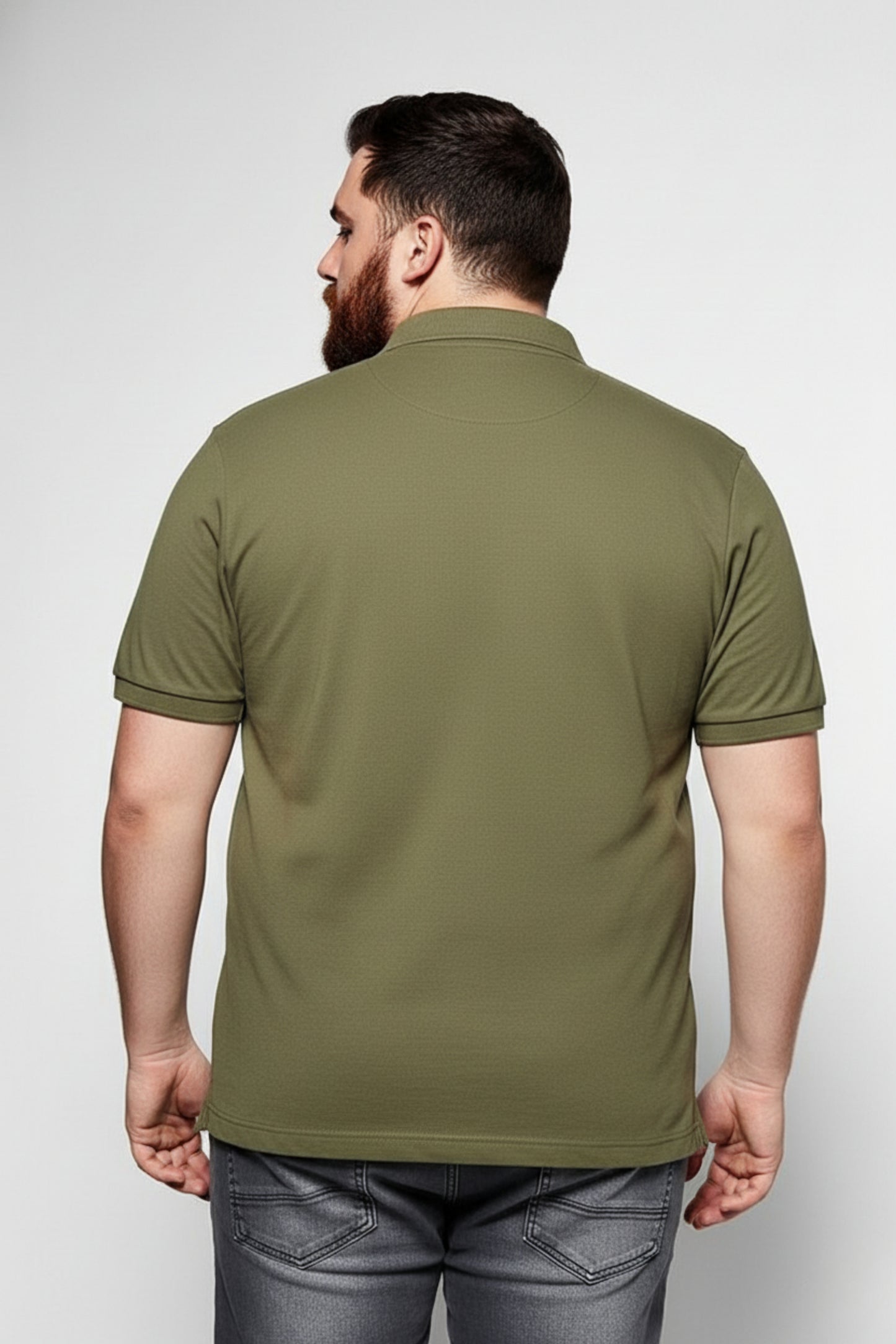 Forest - Zyric Polo Plus Size