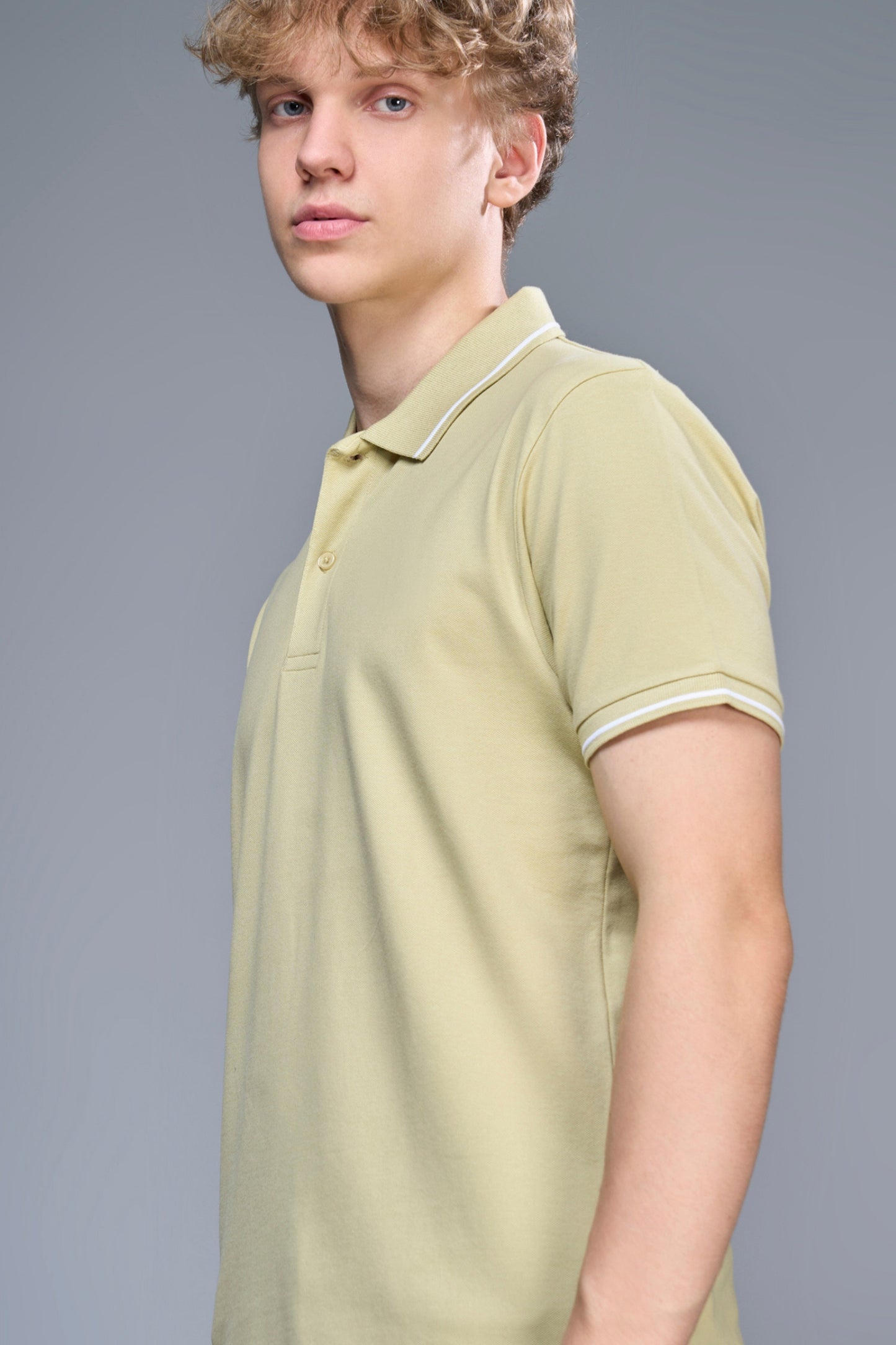 Identity Polo 2.0 - Sage Green Maxzone Clothing