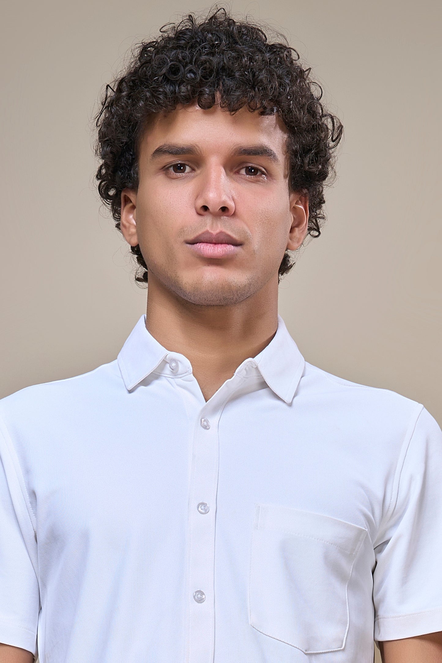 White - Smart Tech Pocket Shirt Maxzone Clothing
