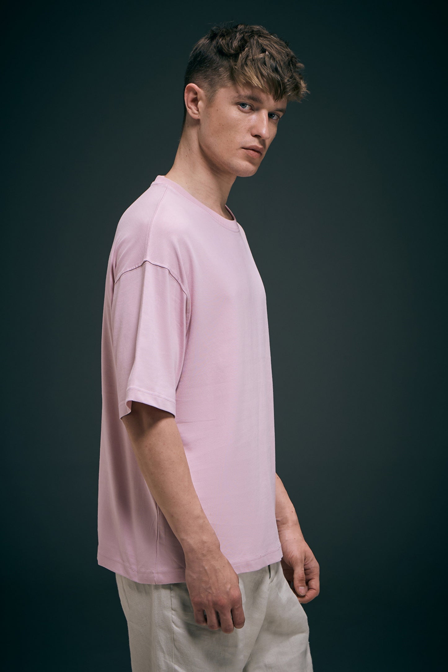 Millennial Pink - Oversize drop Shoulder Maxzone Clothing