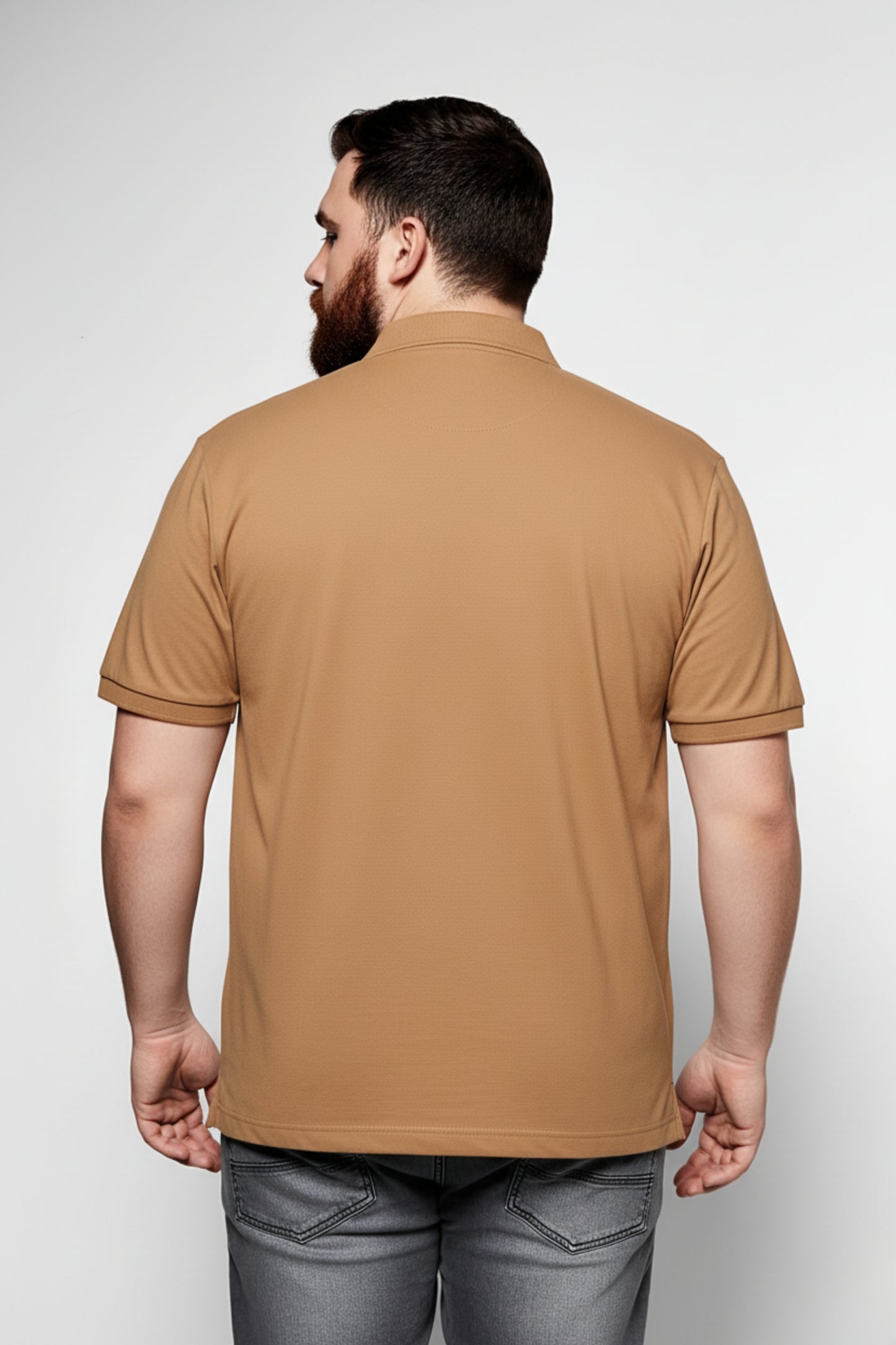 Burnt Orange - Zyric Polo Plus Size