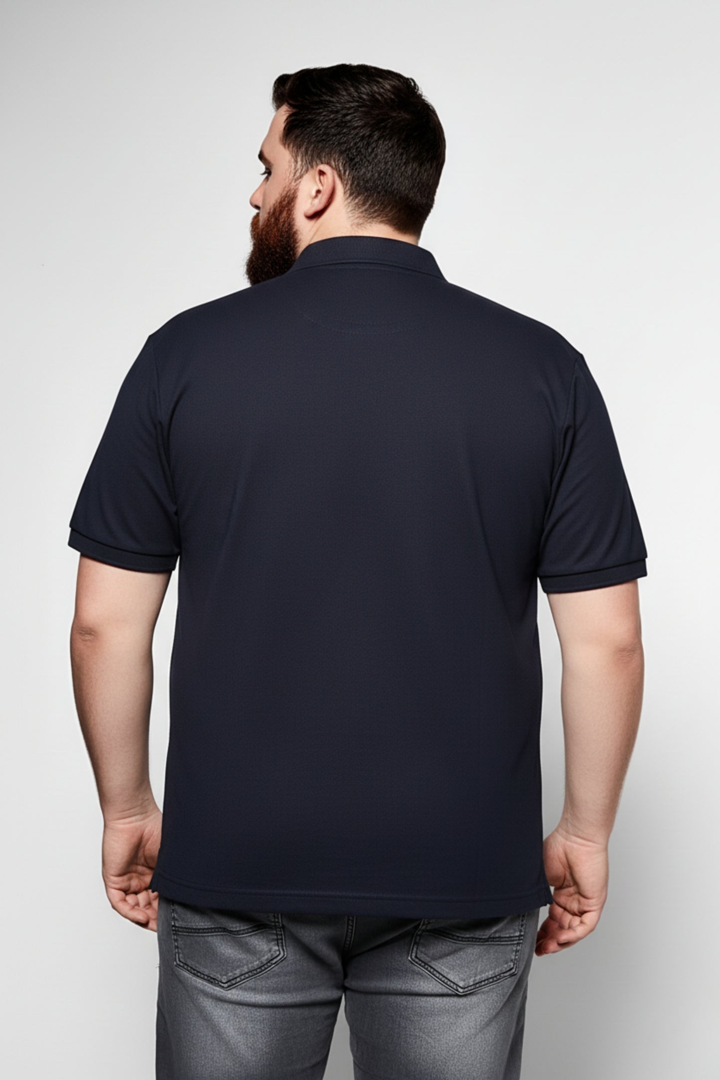 Black - Zyric Polo Plus Size