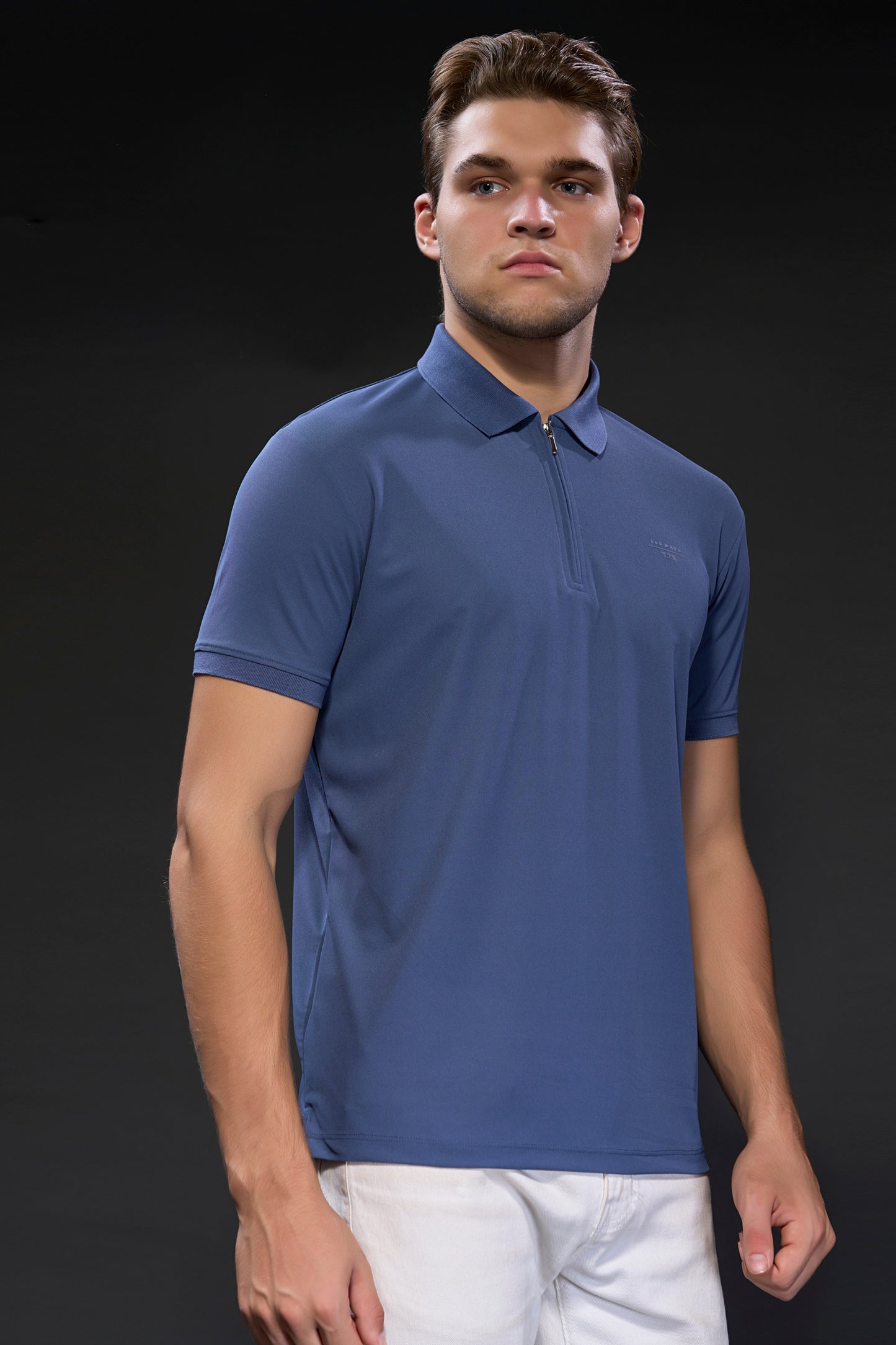 Air Blue 365 Days Y2K Polo T-shirt