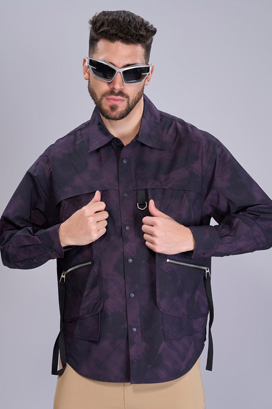 Purple - Korean Full Sleeve Shirt