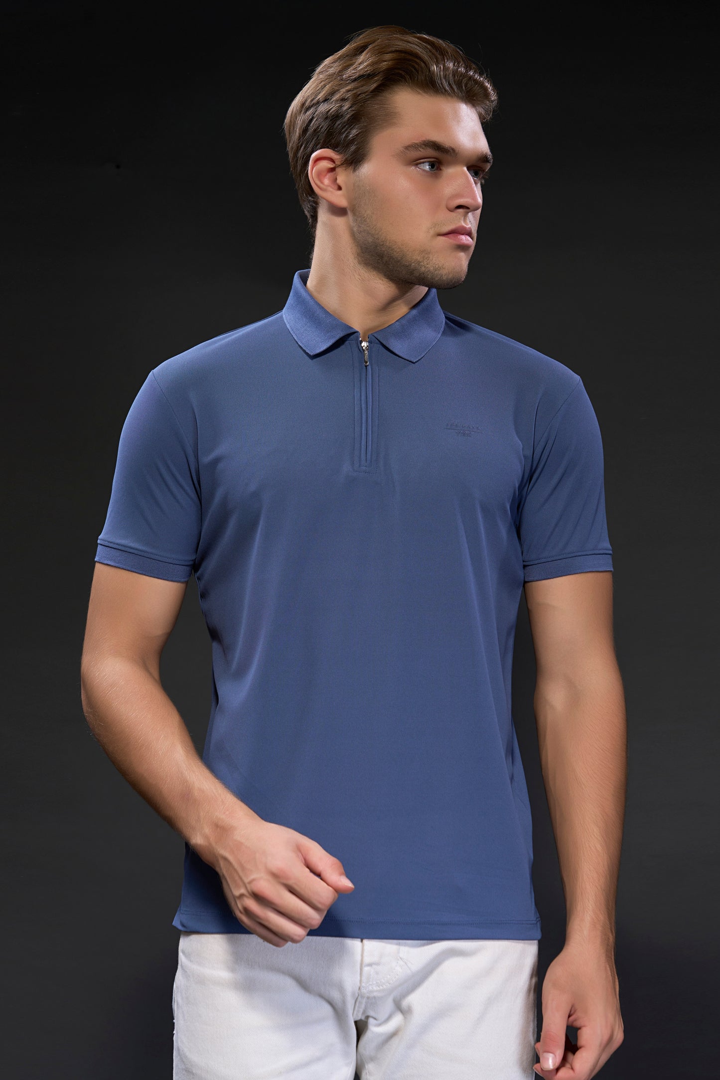 Air Blue 365 Days Y2K Polo T-shirt