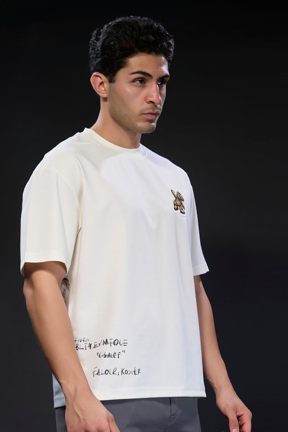 Off White FANAT Print - Oversize T-shirt