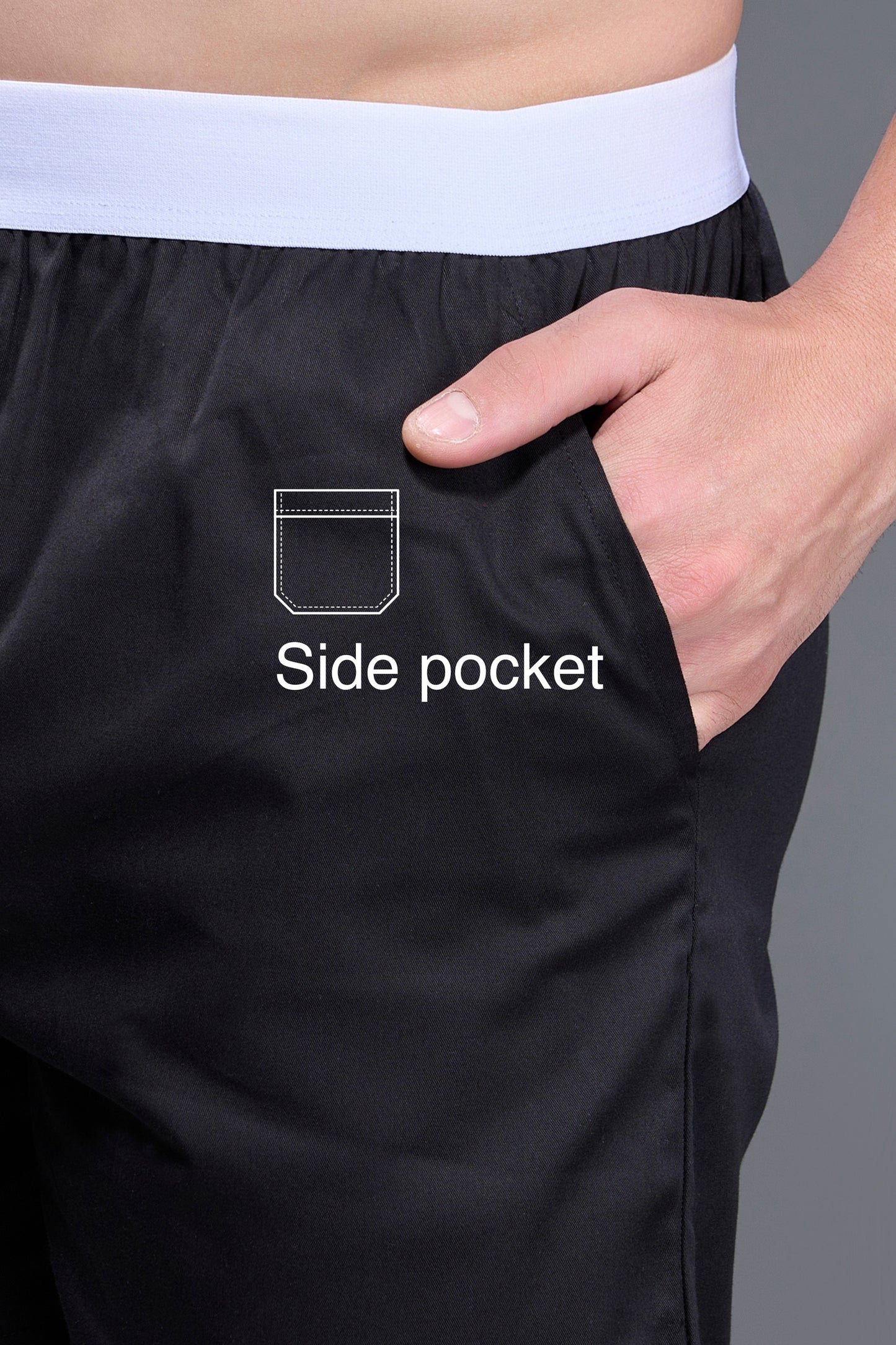 Black - Bare Comfort Boxer Maxzone Clothing