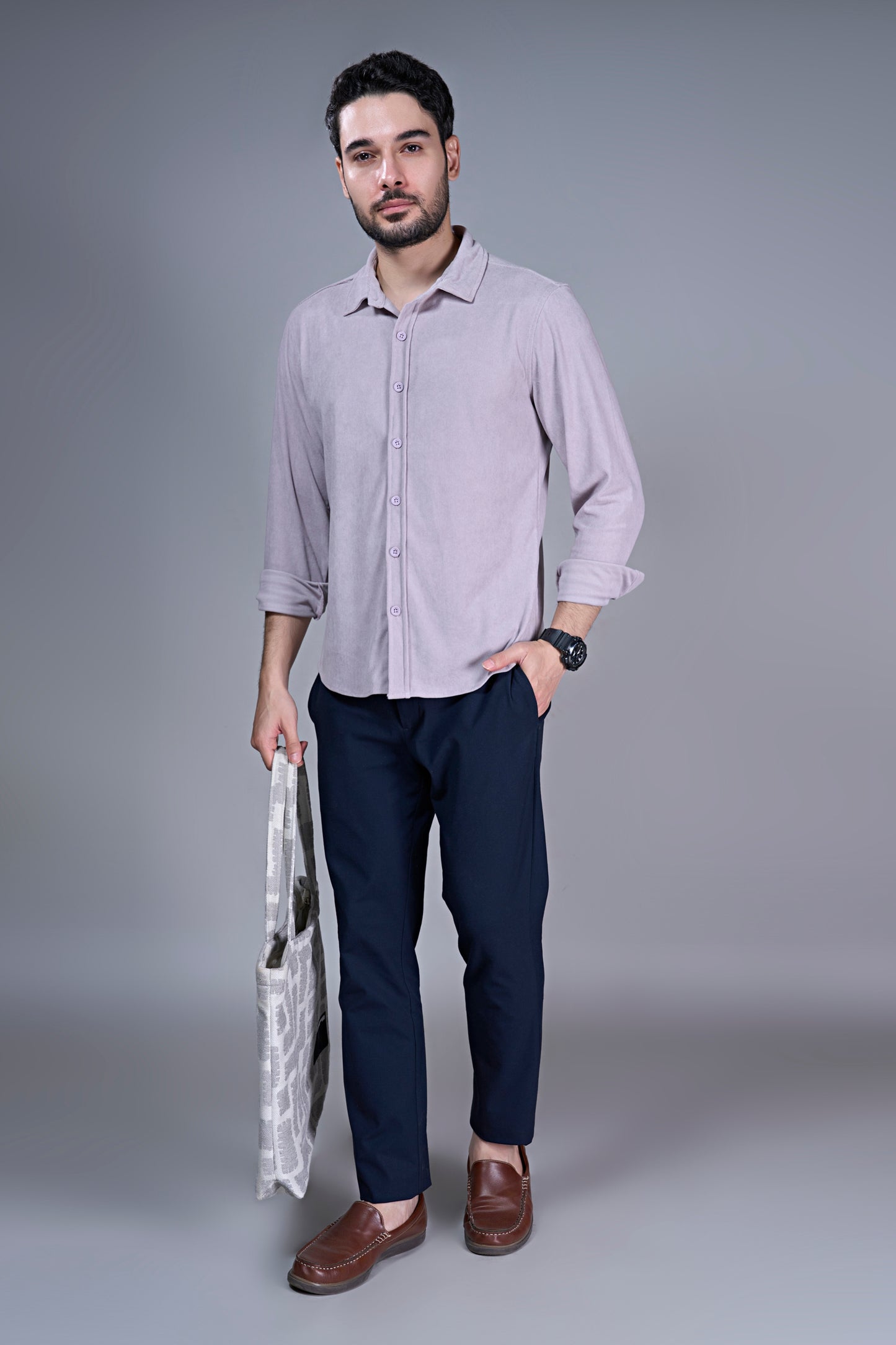 Light Pink - Corduroy Shirt