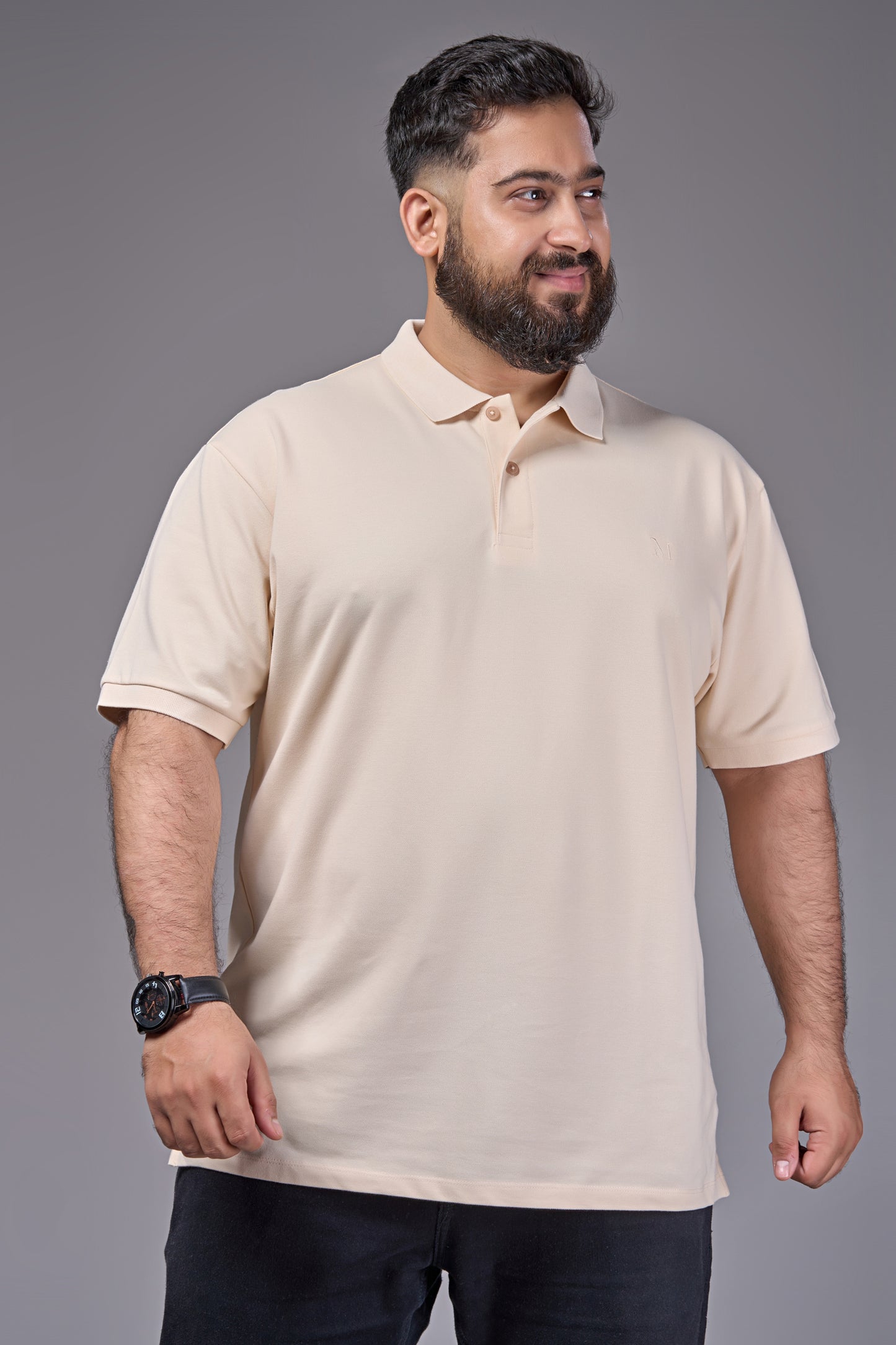 W.Pink - Cotton Pique Polo Plus Size