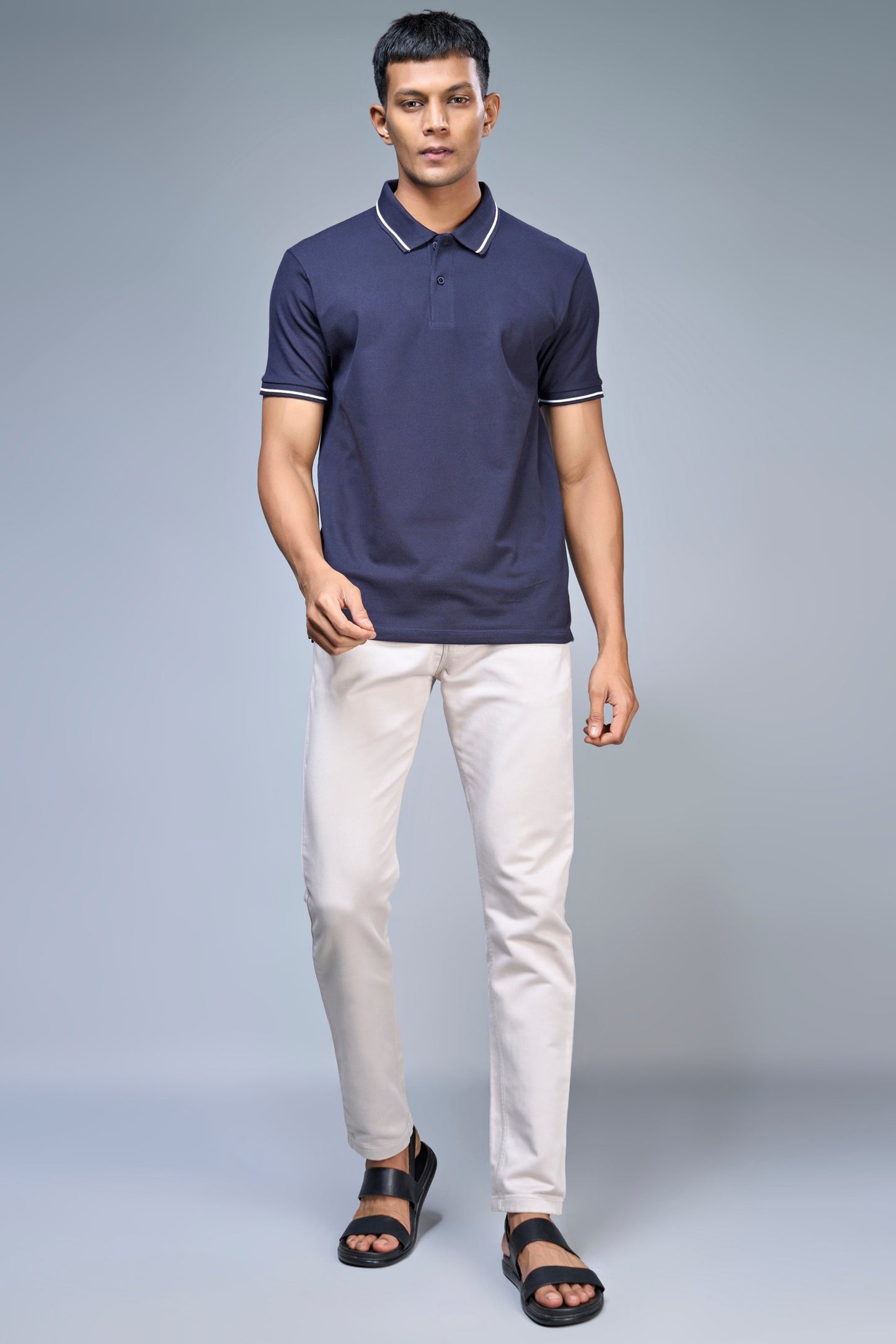 Identity Polo 2.0 - Teal Navy Maxzone Clothing