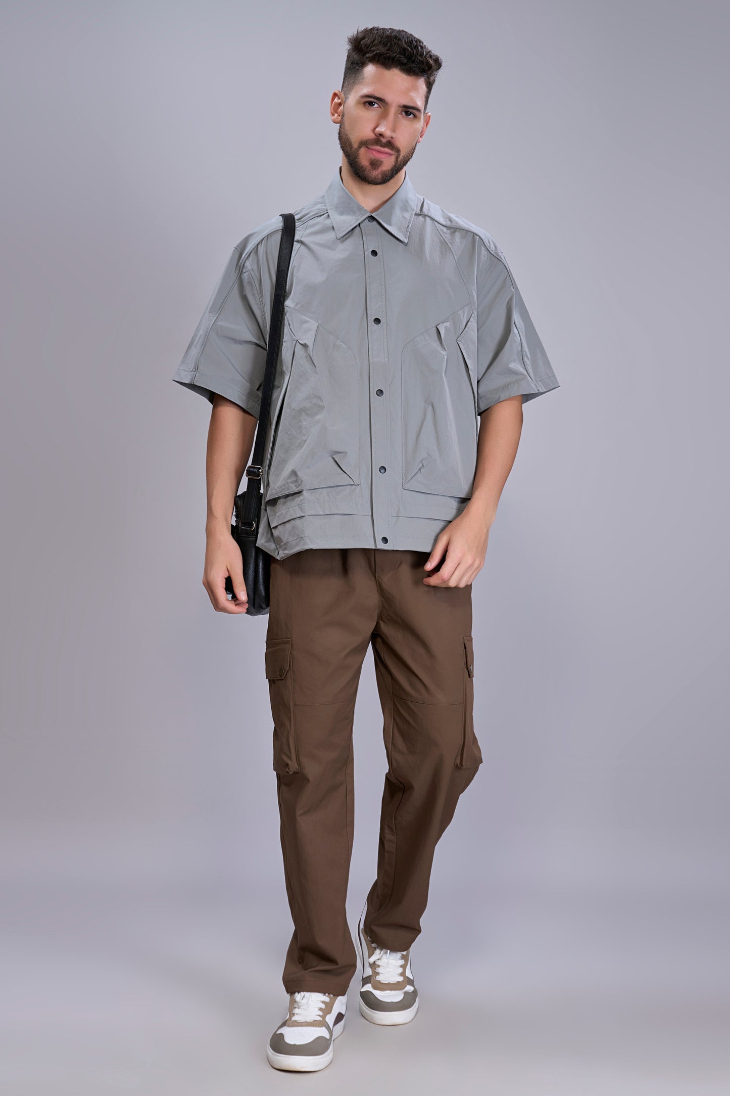 Grey - Korean Shirt