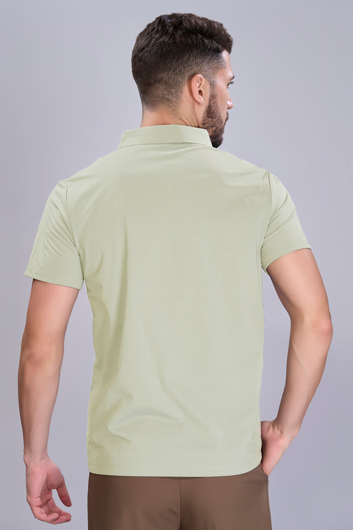 Light Green - Stitchless Polo T-shirt