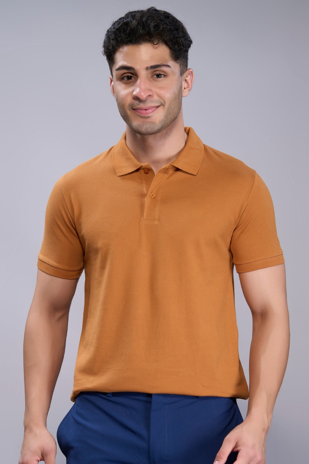 Burnt Orange - Zyric Polo – Maxzone Clothing
