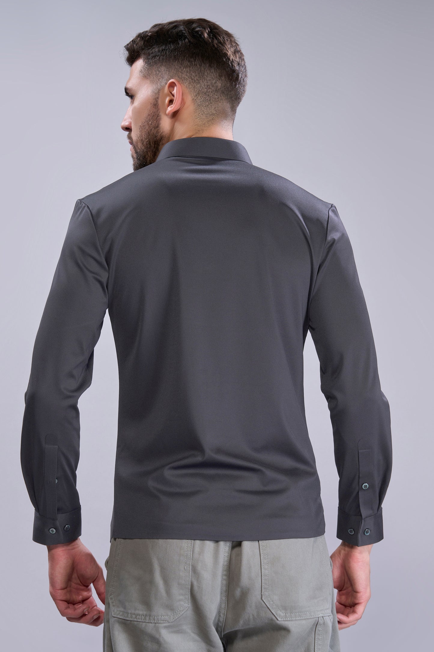 Dark Grey - Stitchless Shirt