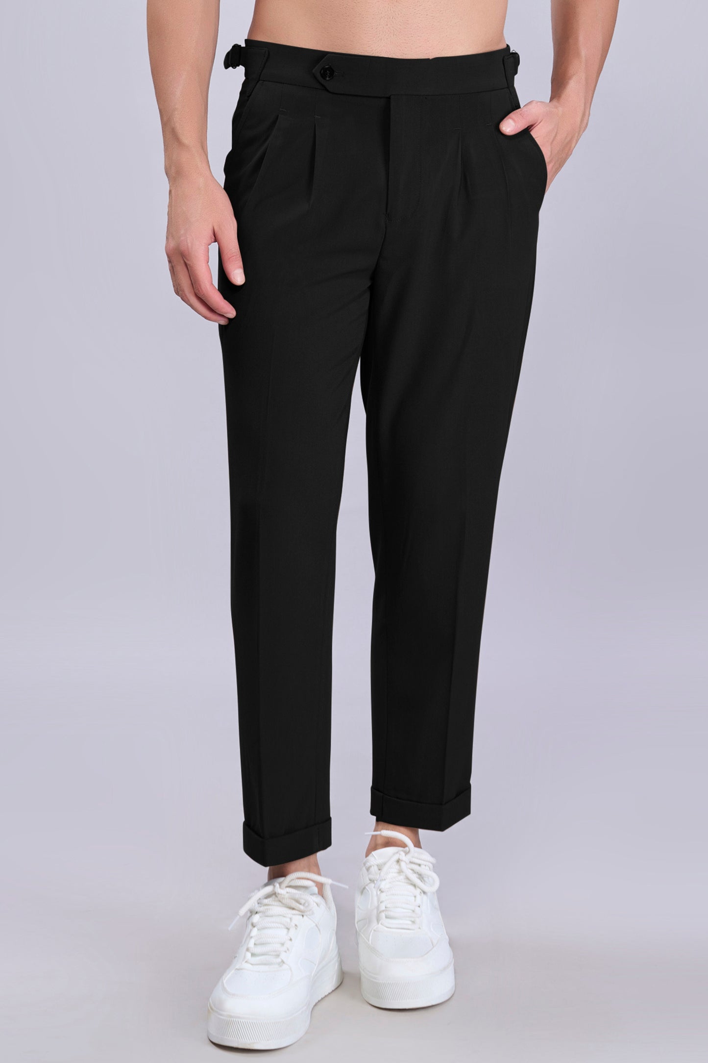 Black Old Money Pants