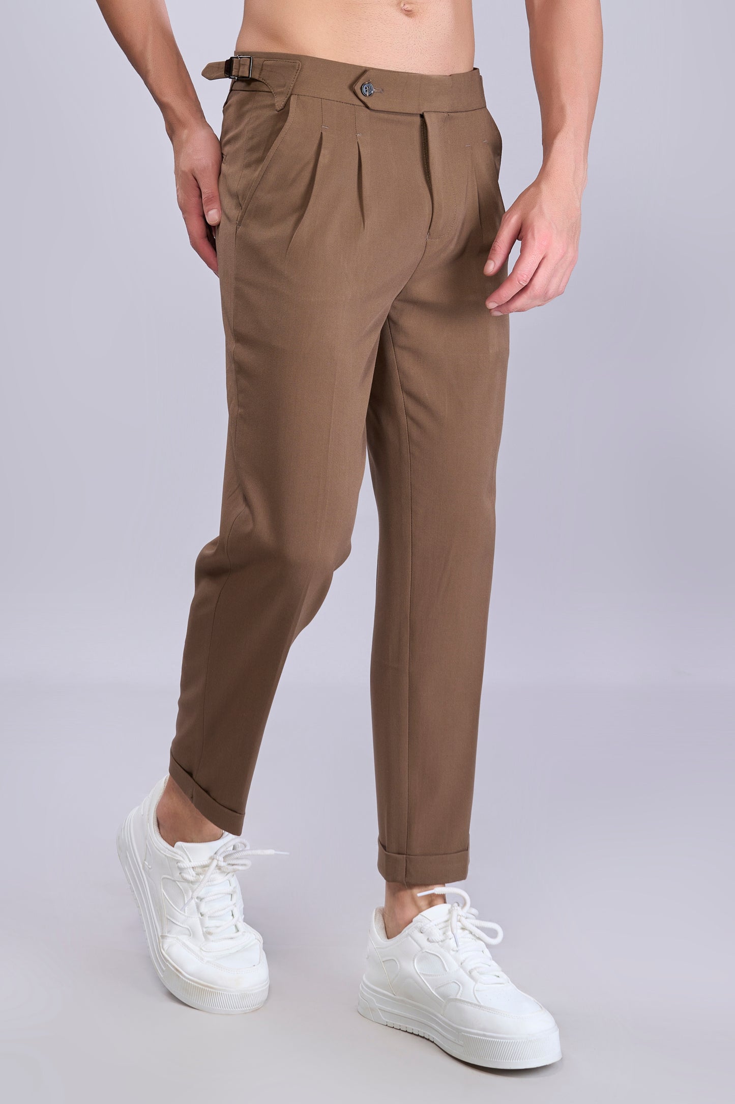 Brown Old Money Pants