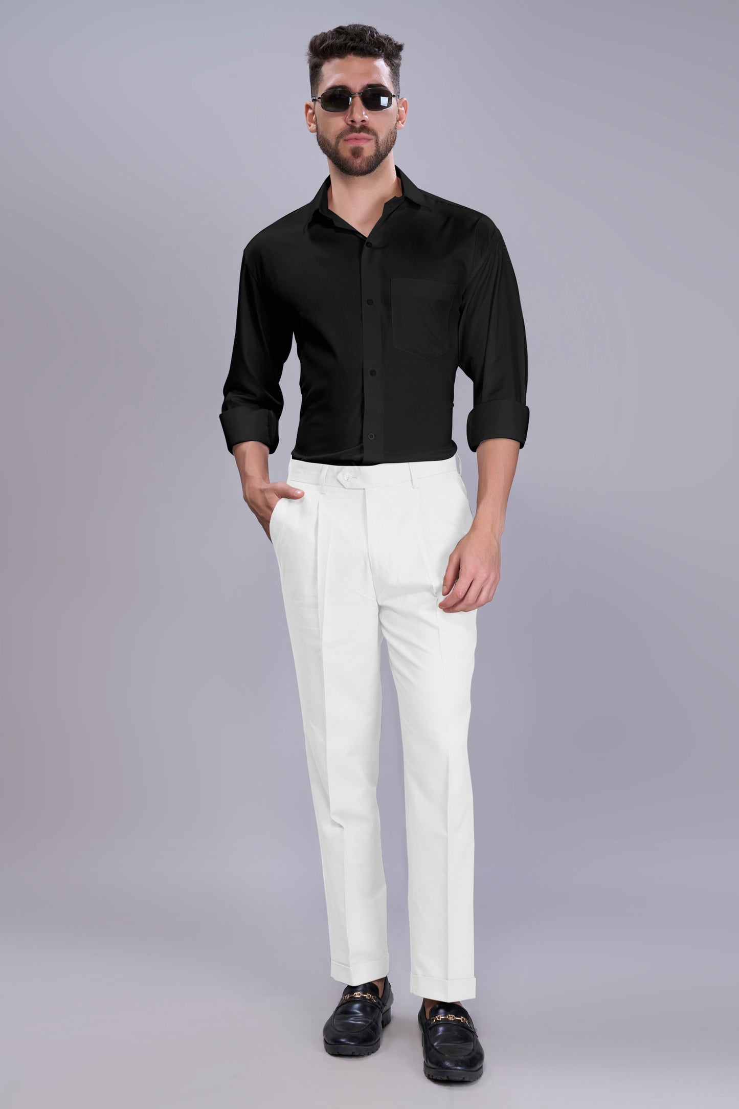 White Old Money Pants