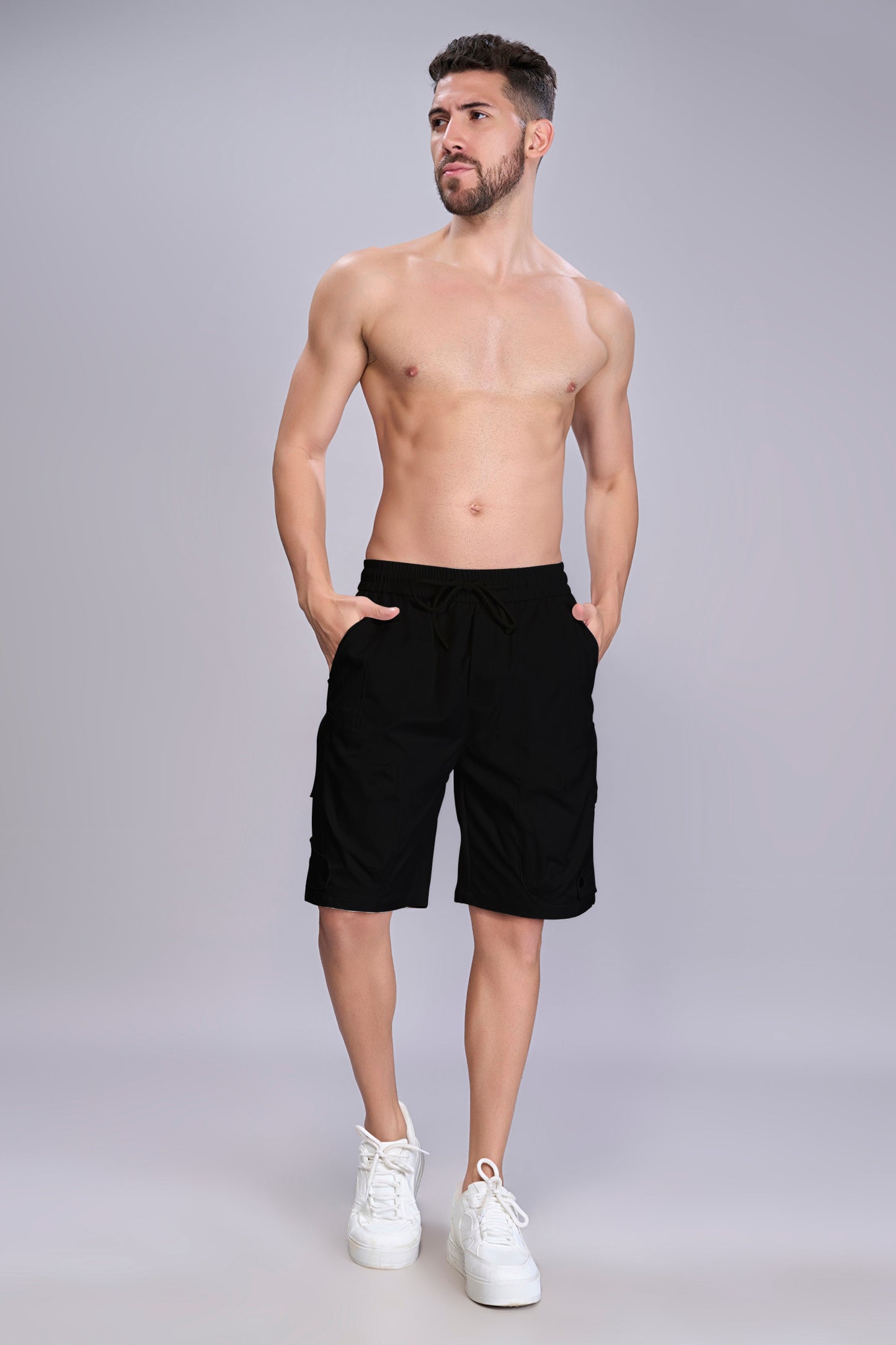 Black - Cargo Shorts