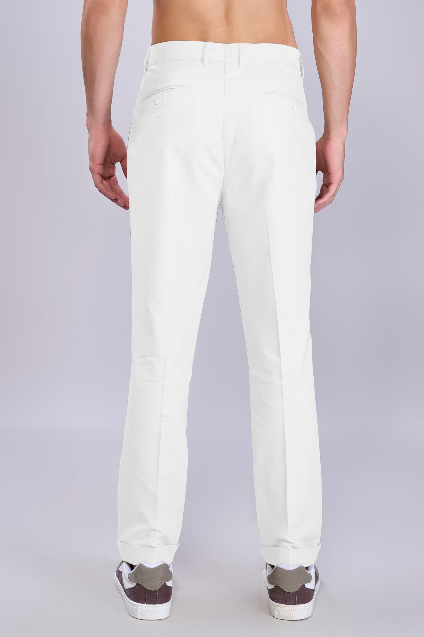White Old Money Pants