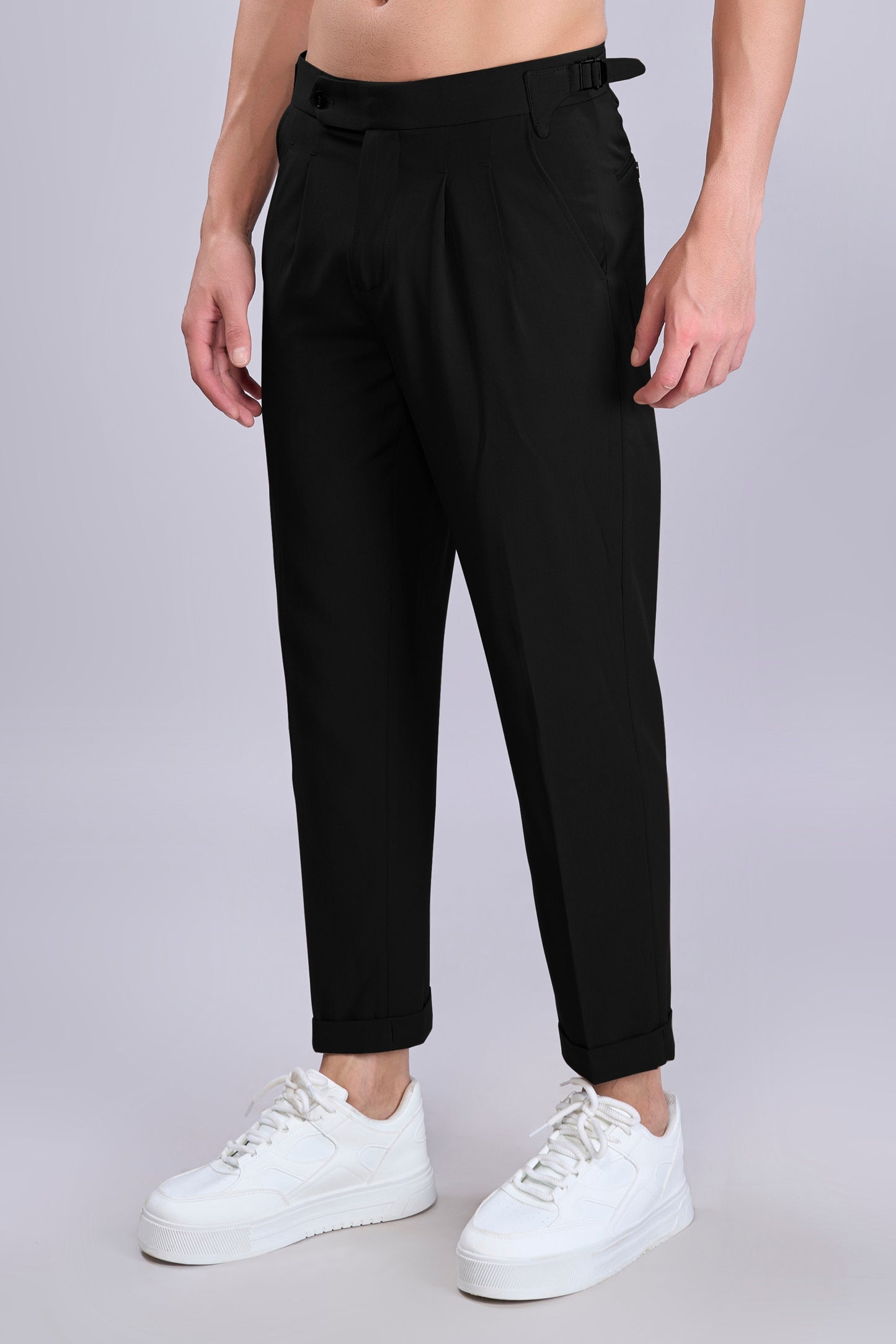 Black Old Money Pants