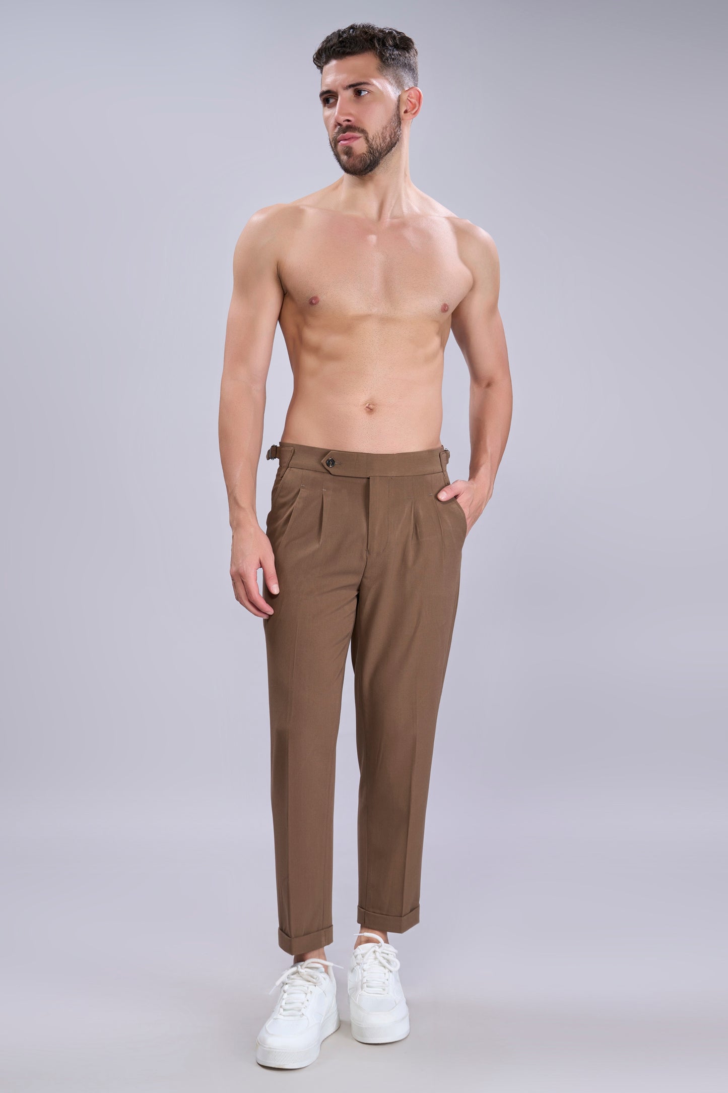 Brown Old Money Pants