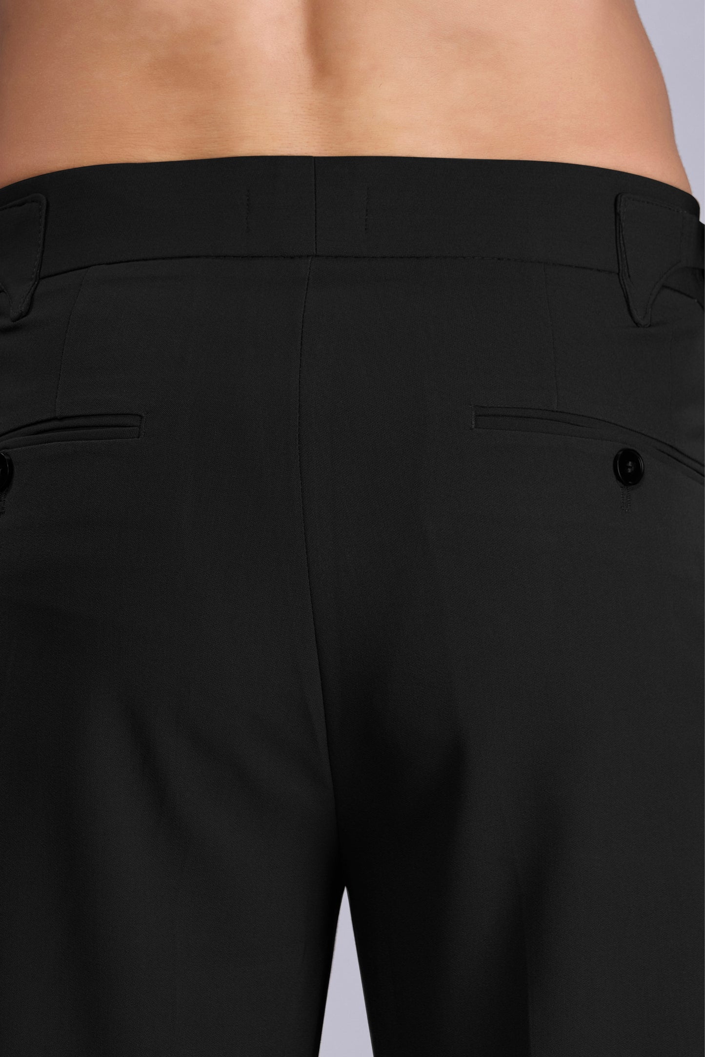 Black Old Money Pants