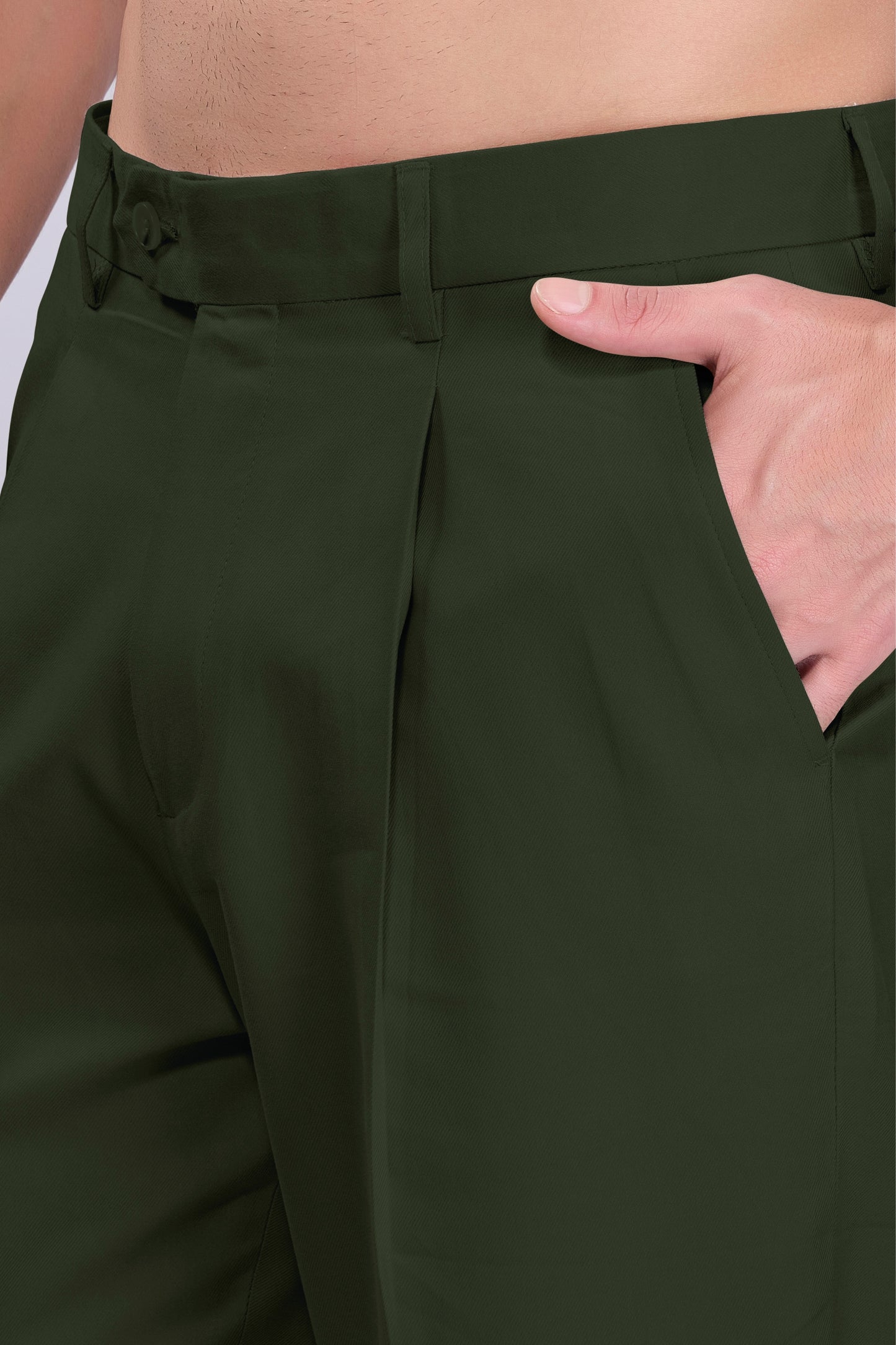 Deep Green Old Money Pants