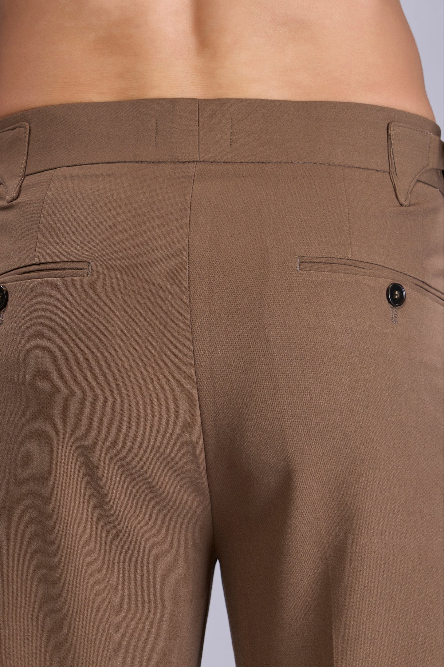 Brown Old Money Pants