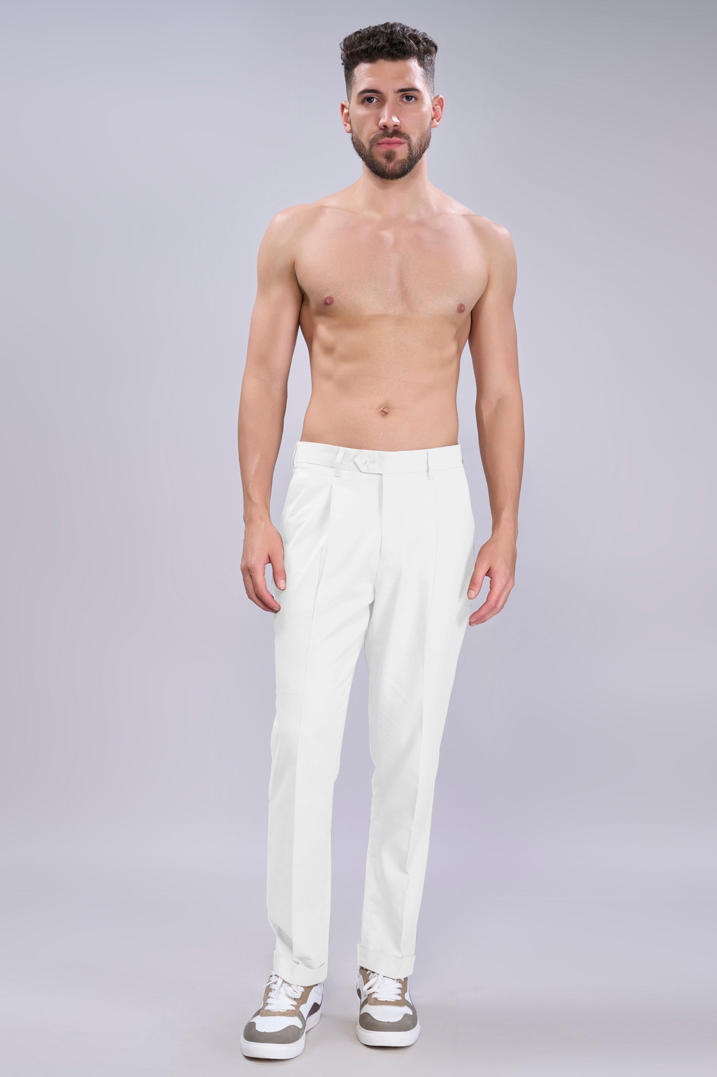 White Old Money Pants