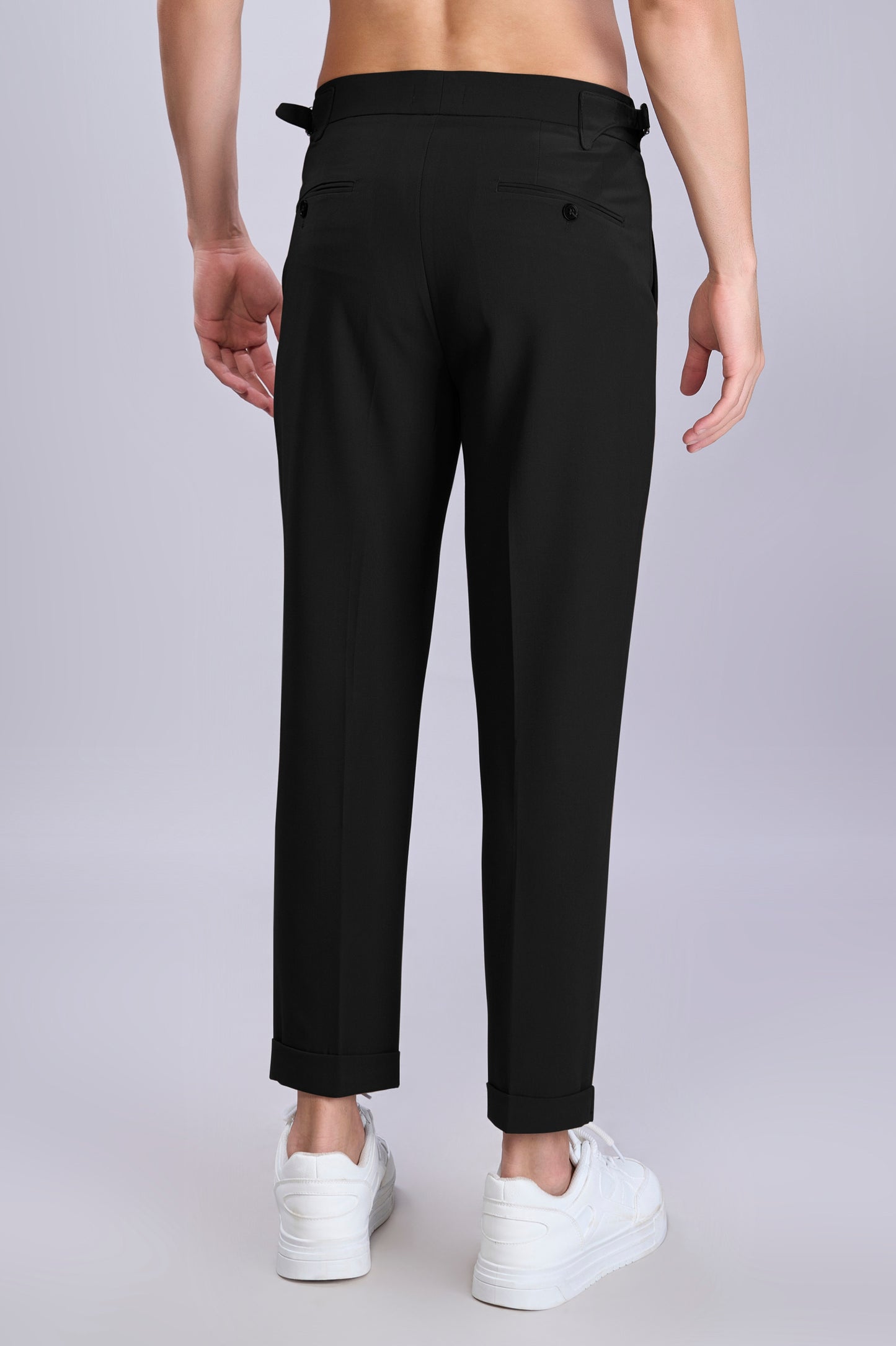 Black Old Money Pants
