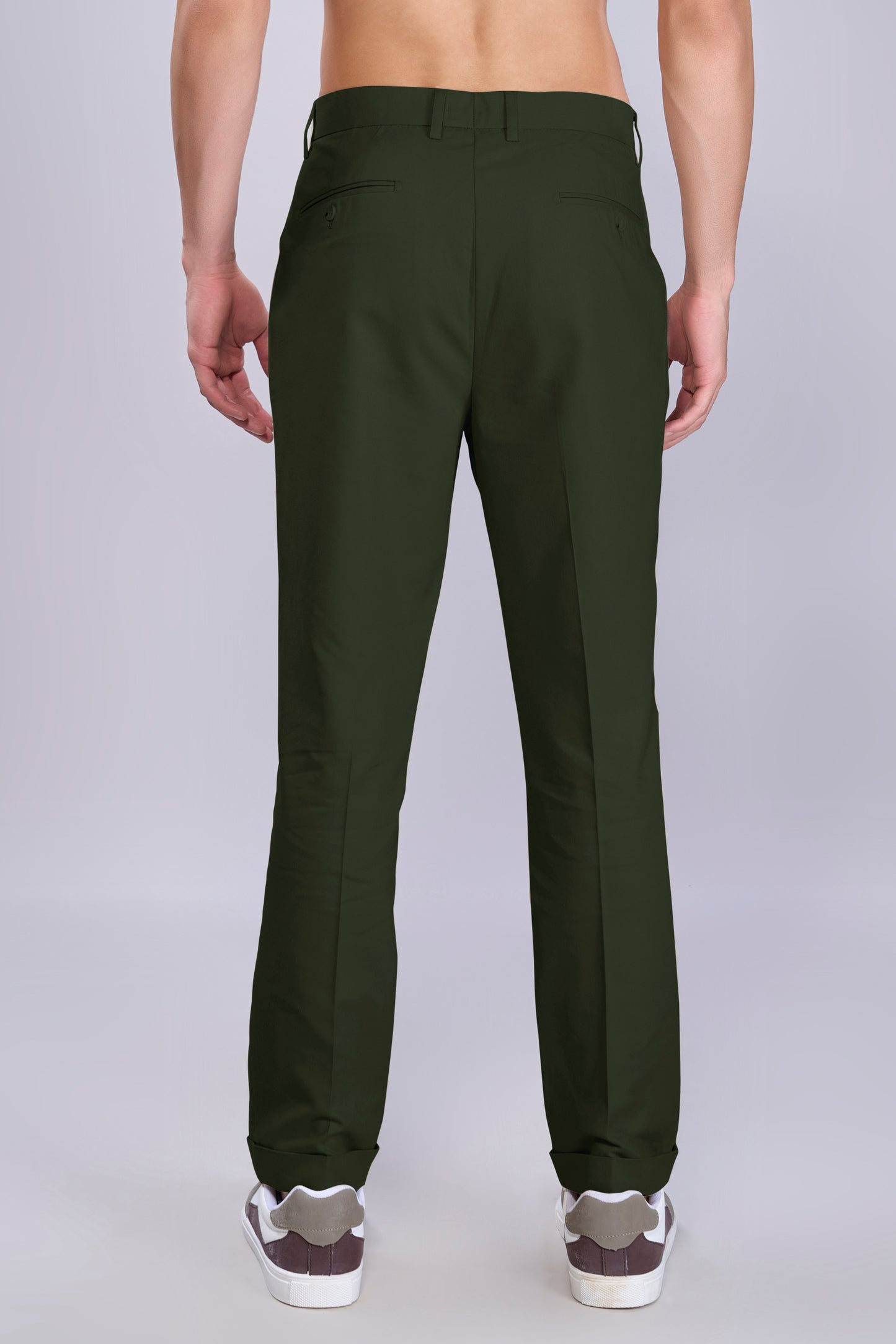 Deep Green Old Money Pants