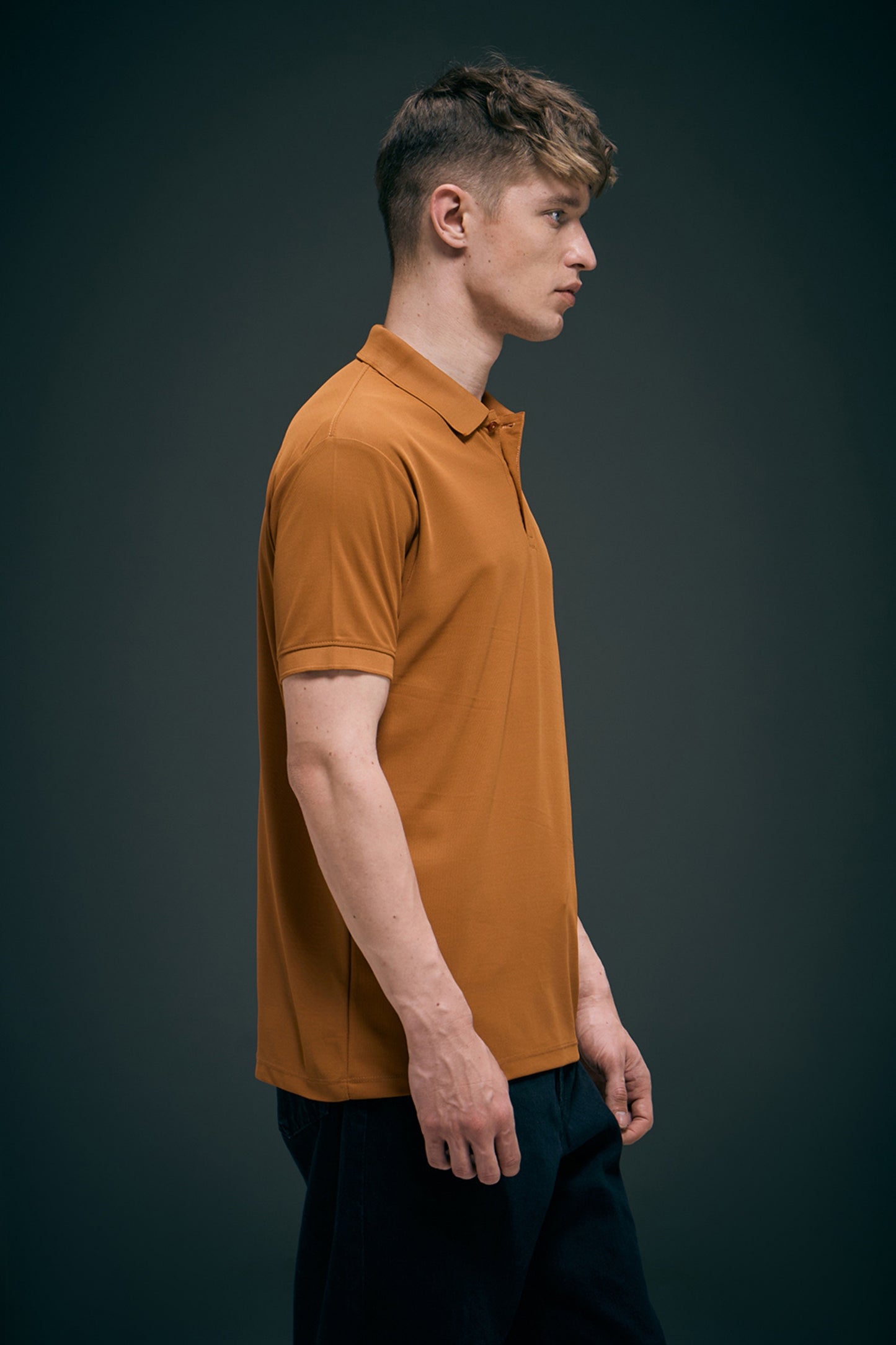 Smart tech polo - Caramel Polo T-SHIRT Maxzone Clothing