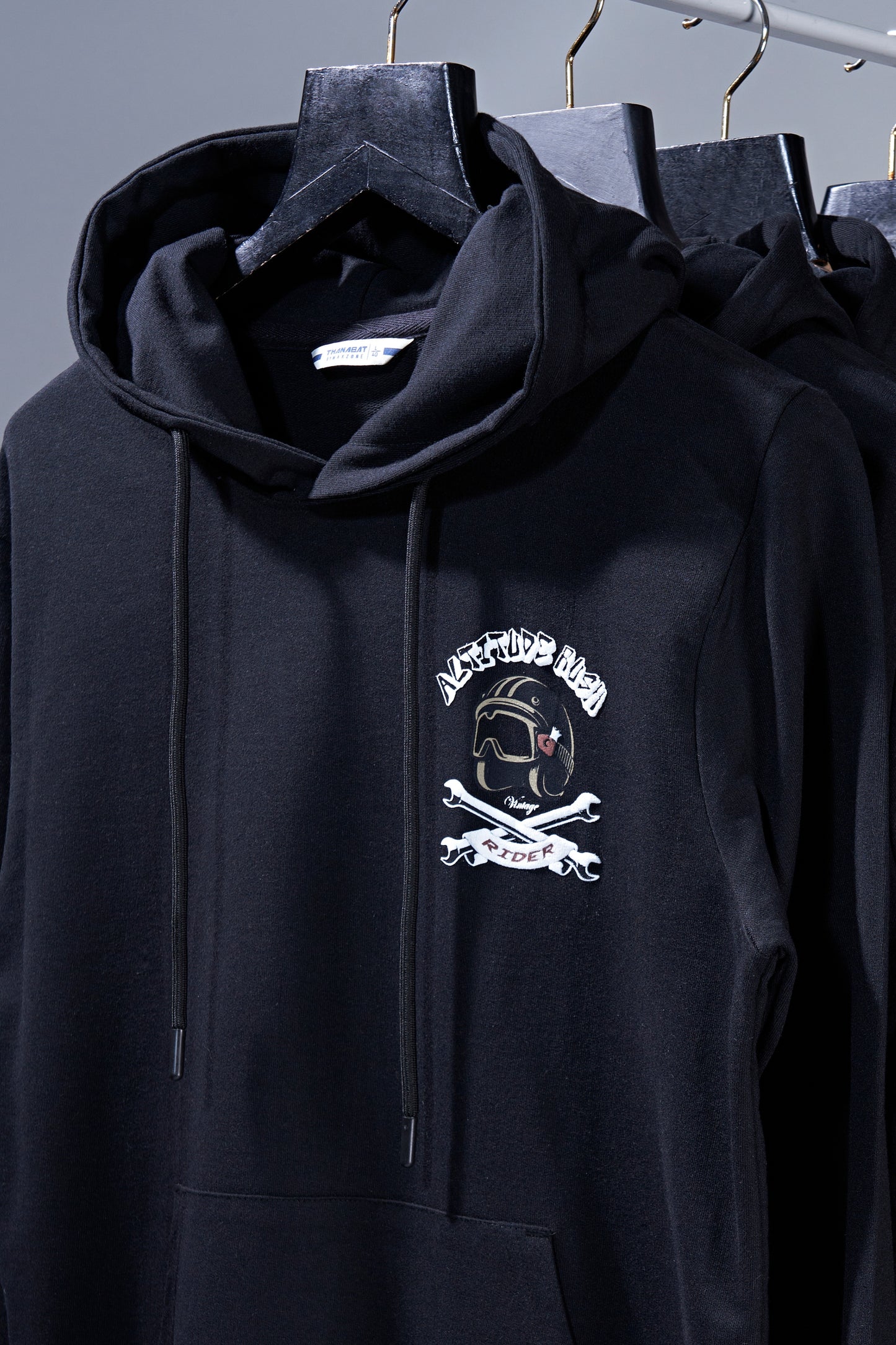 Black Attitude - Full Sleeve Hoodie