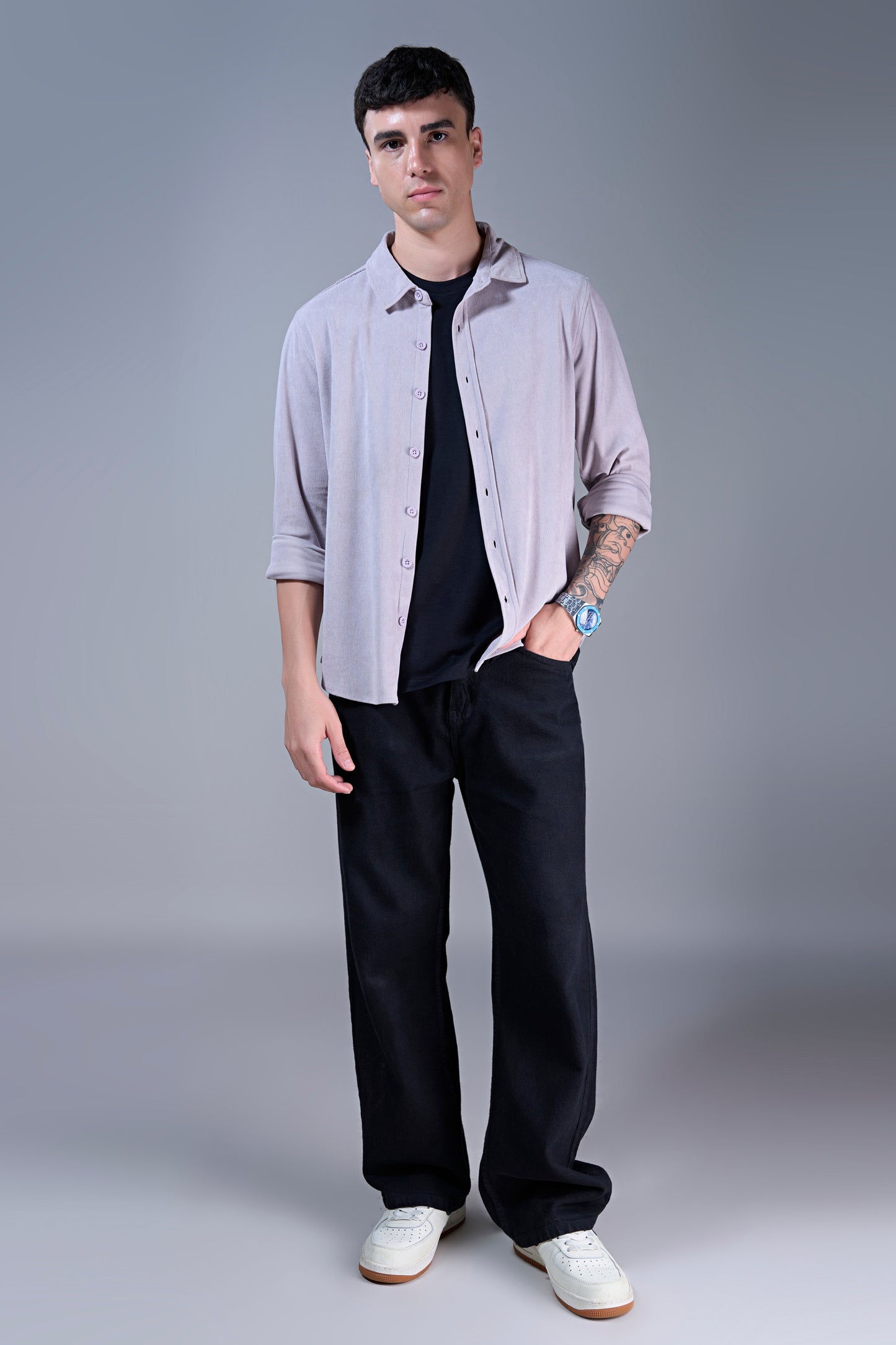 Light Pink - Corduroy Shirt
