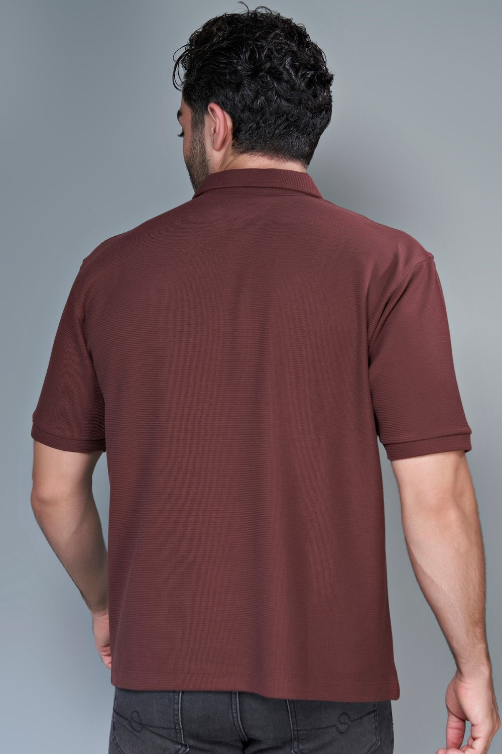 Crafted Polo - Hot Brown Maxzone Clothing