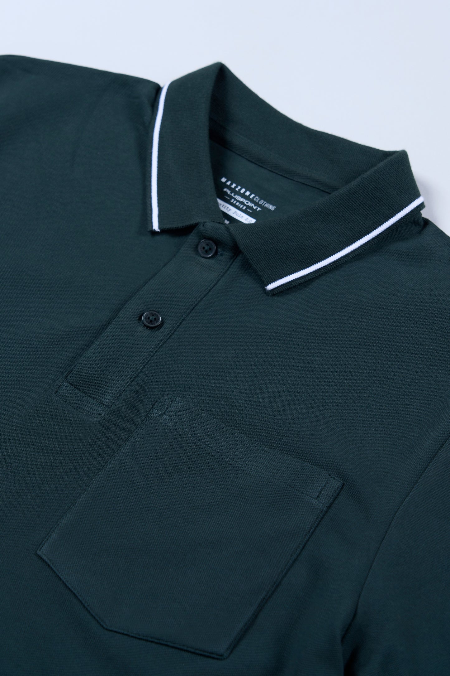 June Green - Identity Pocket Polo