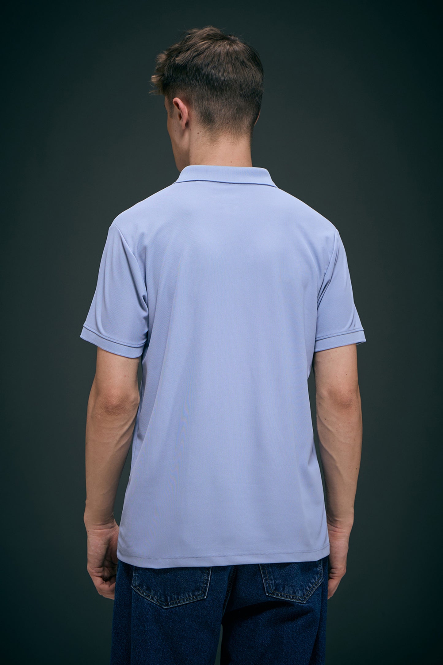 Smart tech polo - Ice Blue Maxzone Clothing