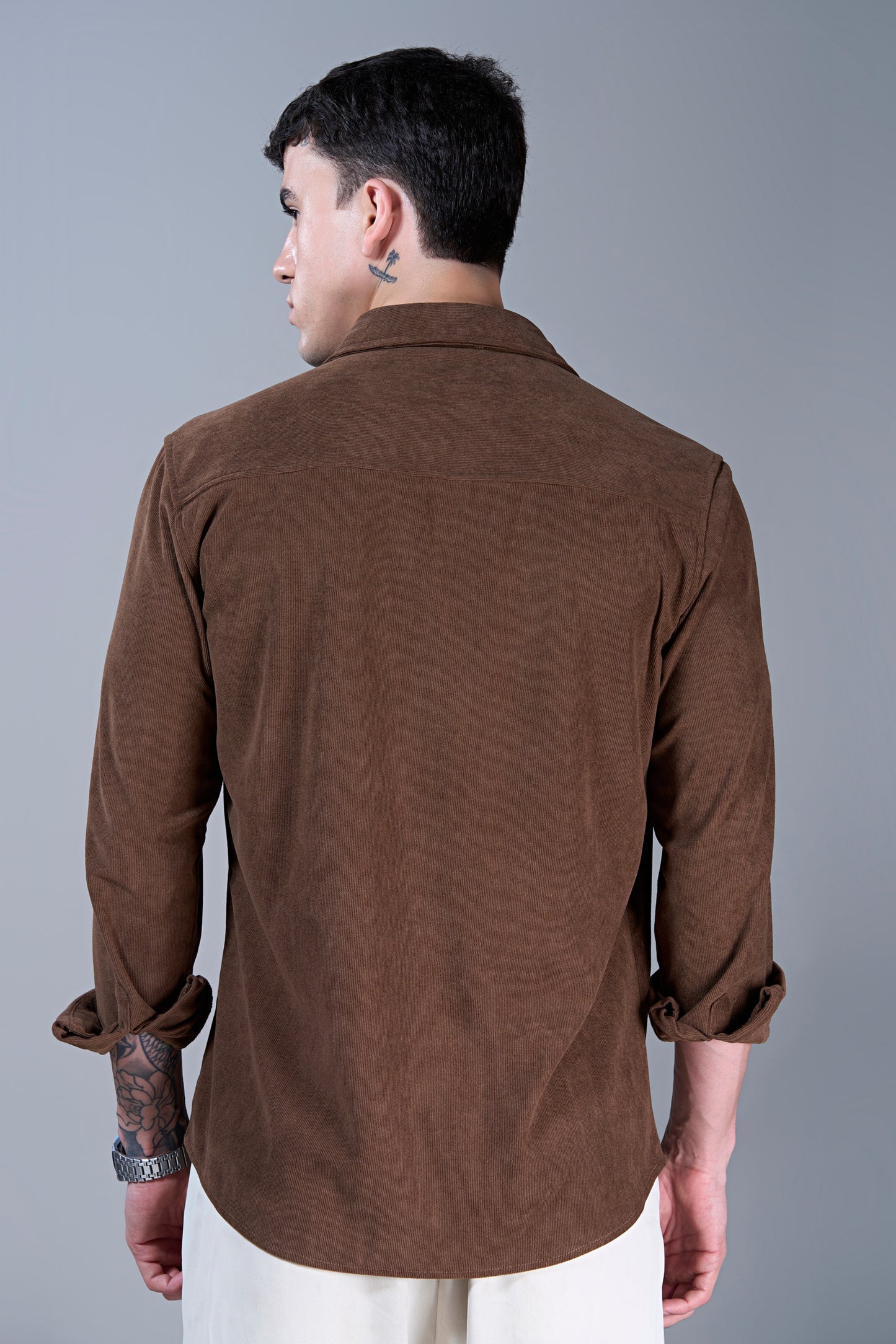 Brown - Corduroy Shirt