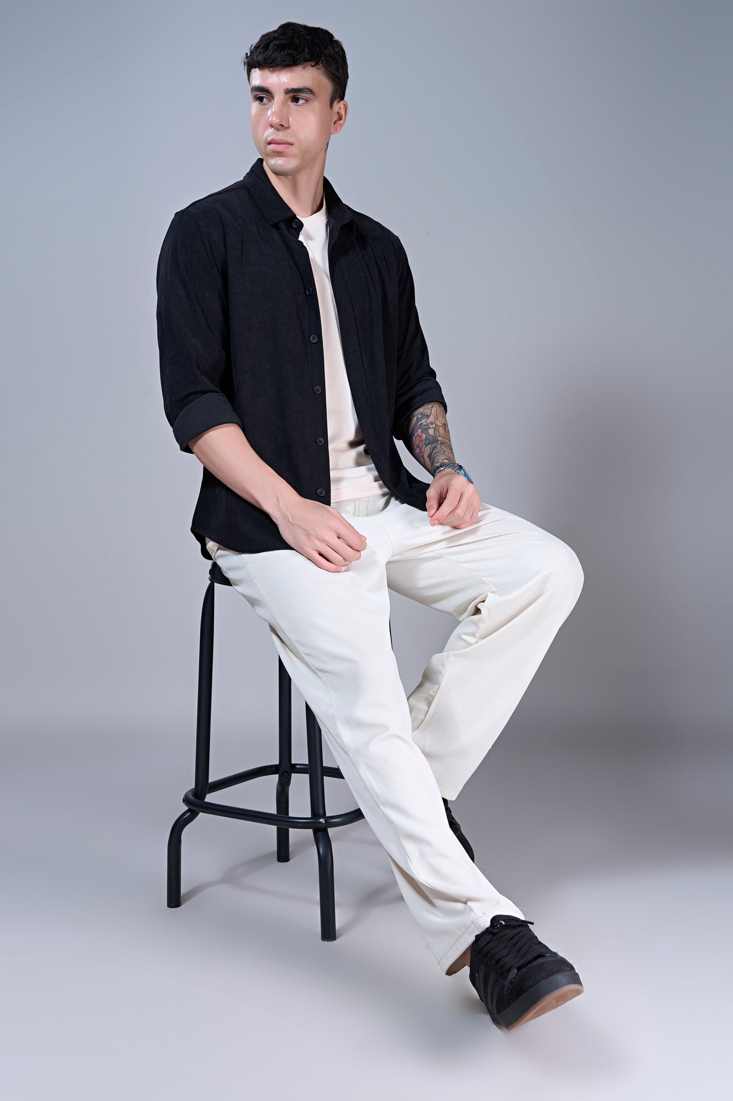 Black - Corduroy Shirt