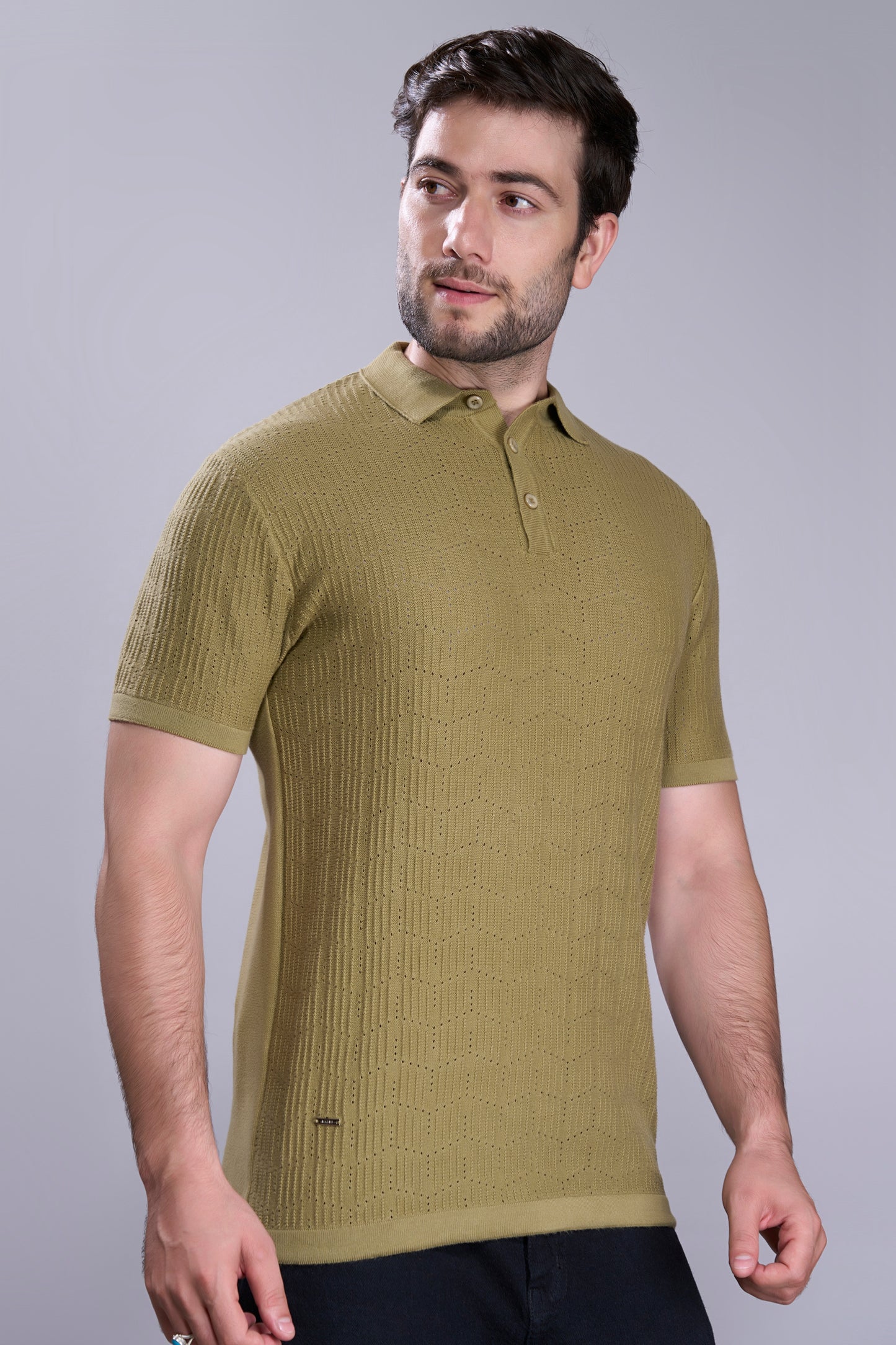 Green - Luxe Knitted Polo